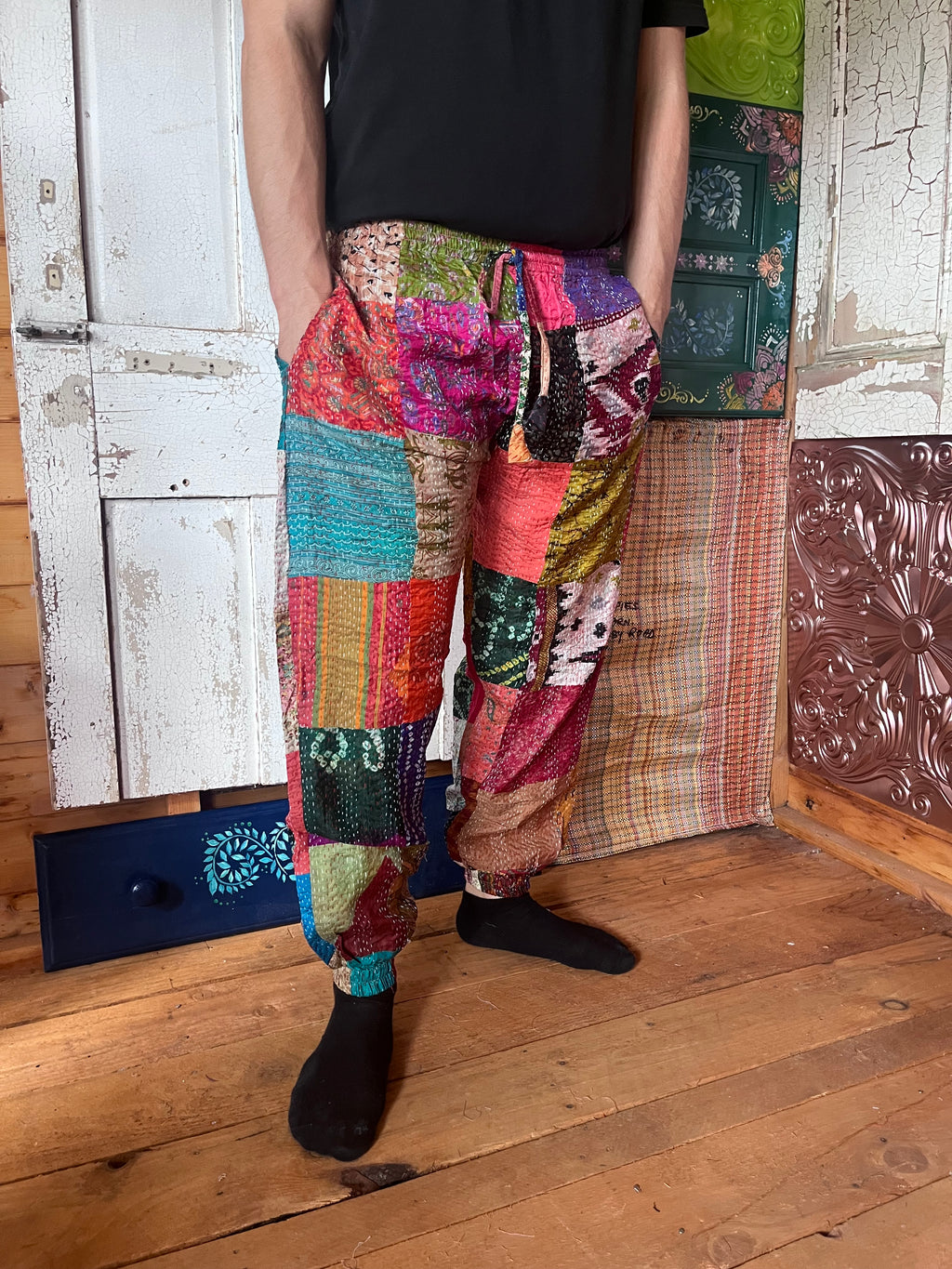 Kantha Patchwork trousers