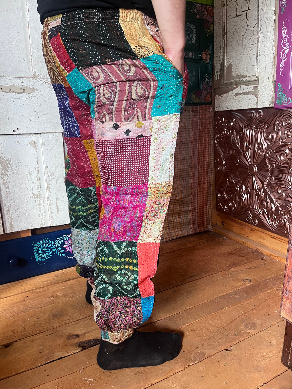 Kantha Patchwork trousers