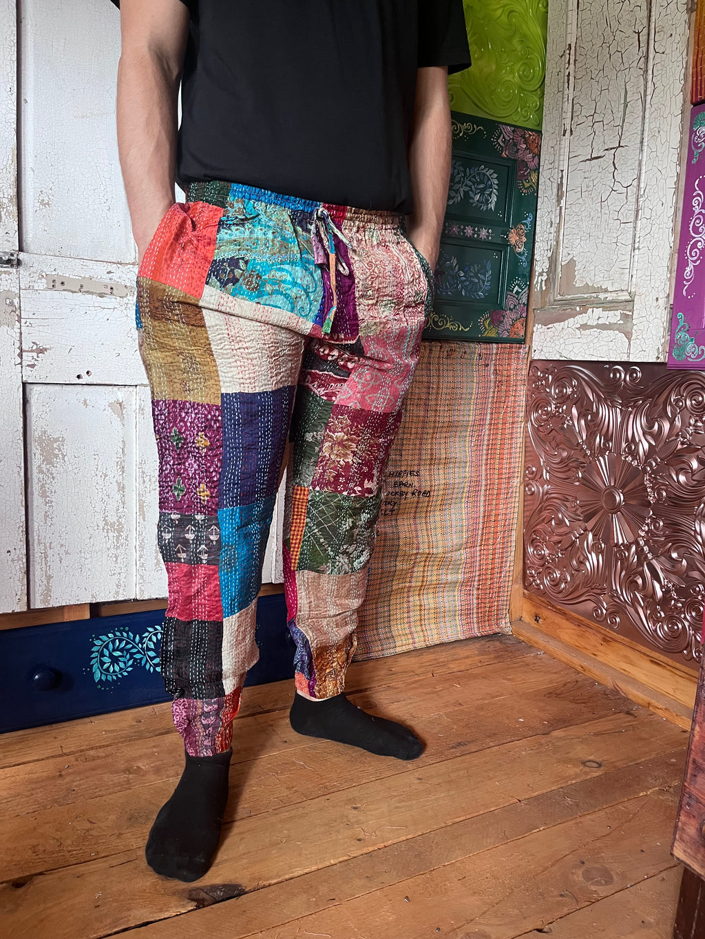 Kantha Patchwork trousers