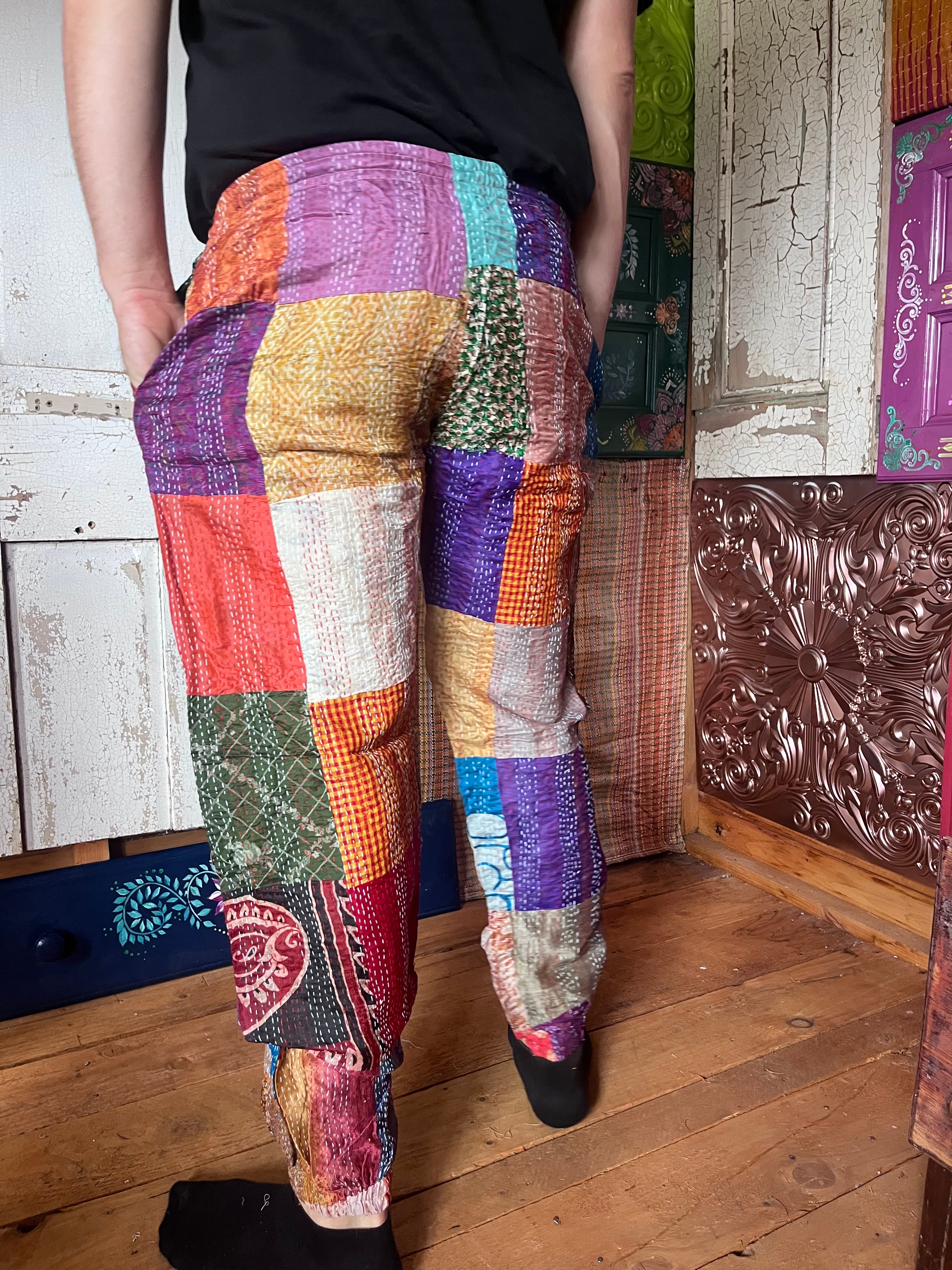 Kantha Patchwork trousers