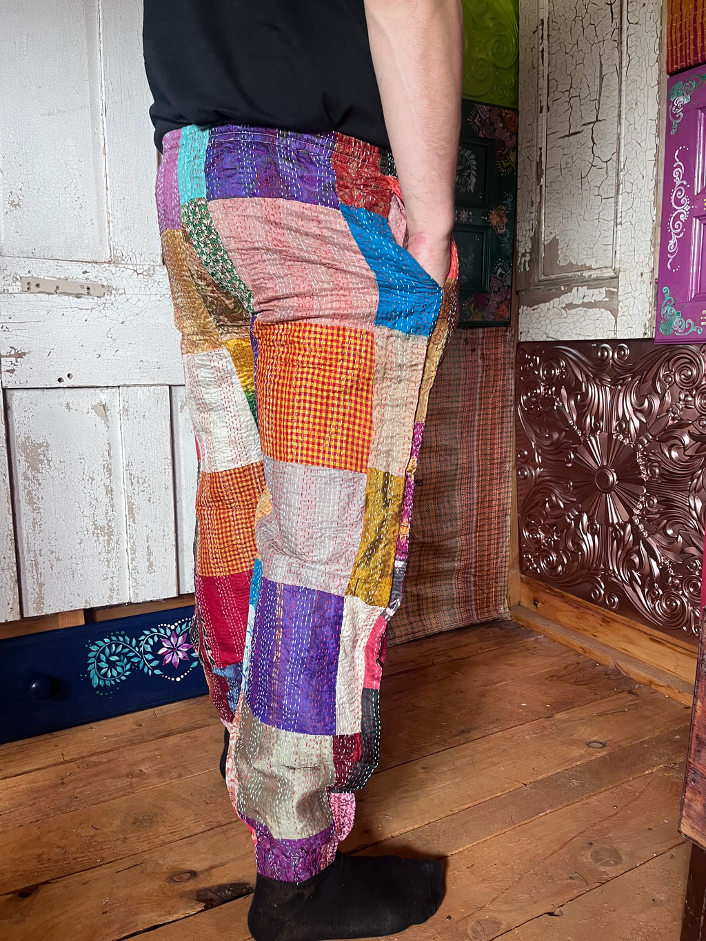 Kantha Patchwork trousers