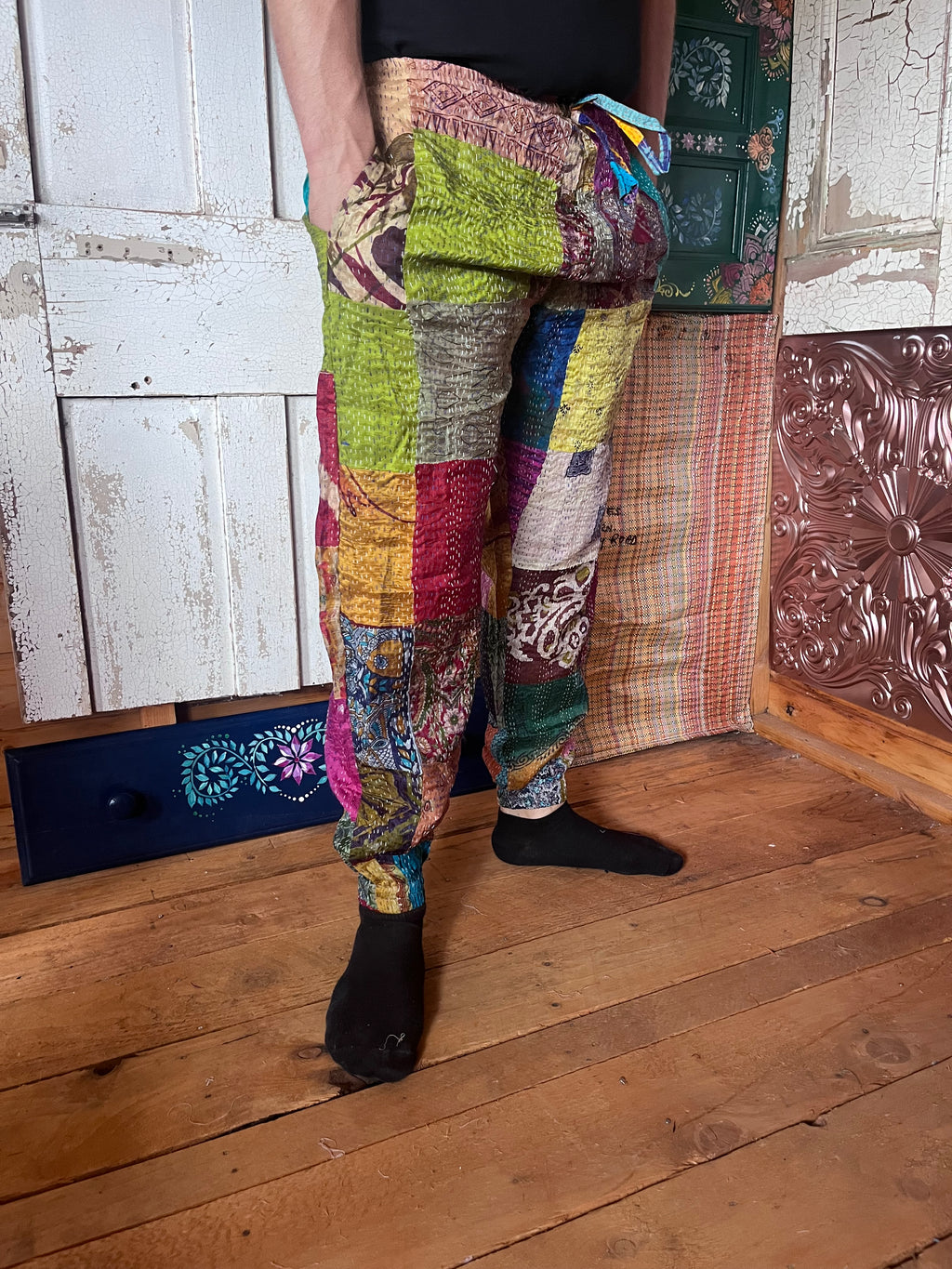 Kantha Patchwork trousers
