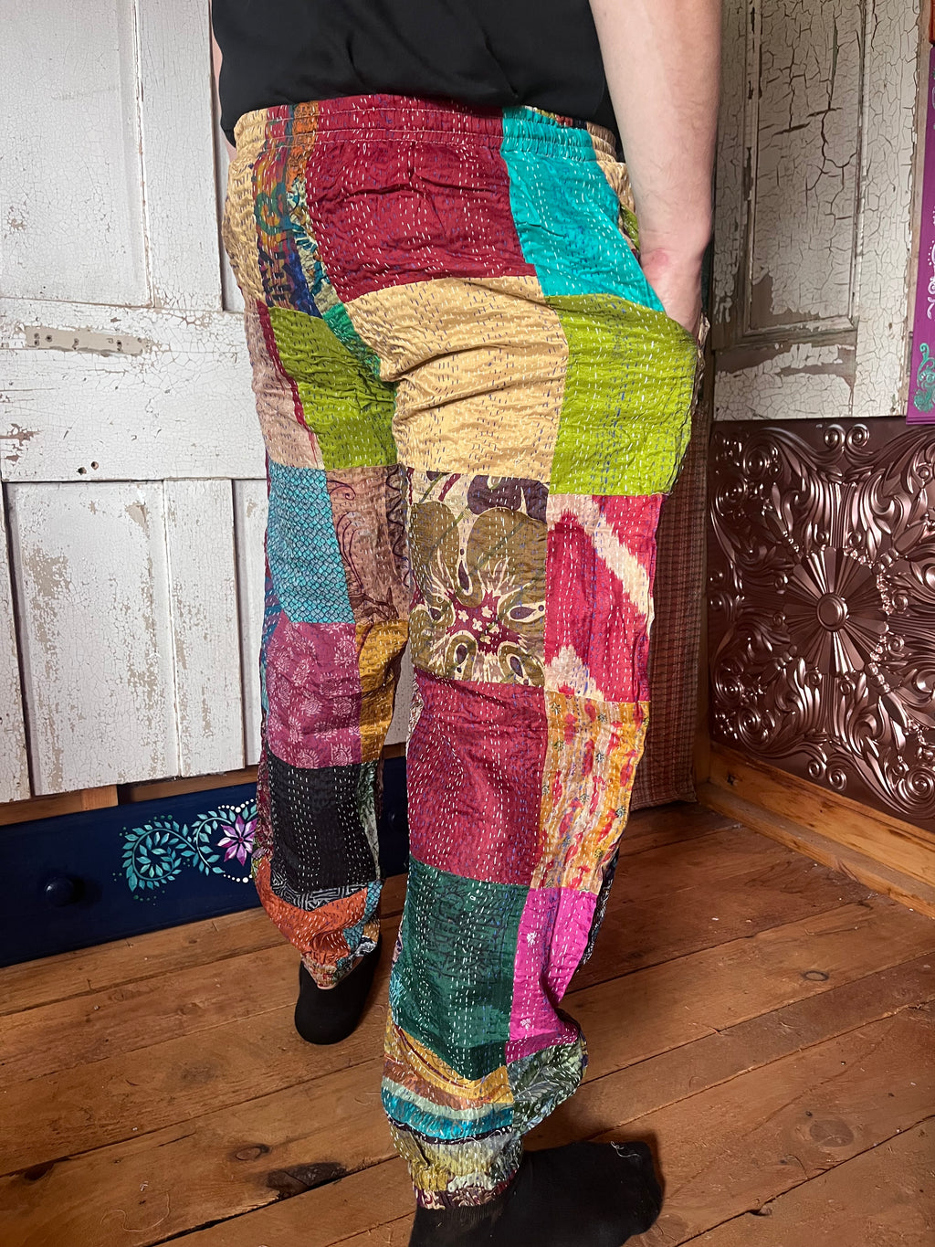 Kantha Patchwork trousers