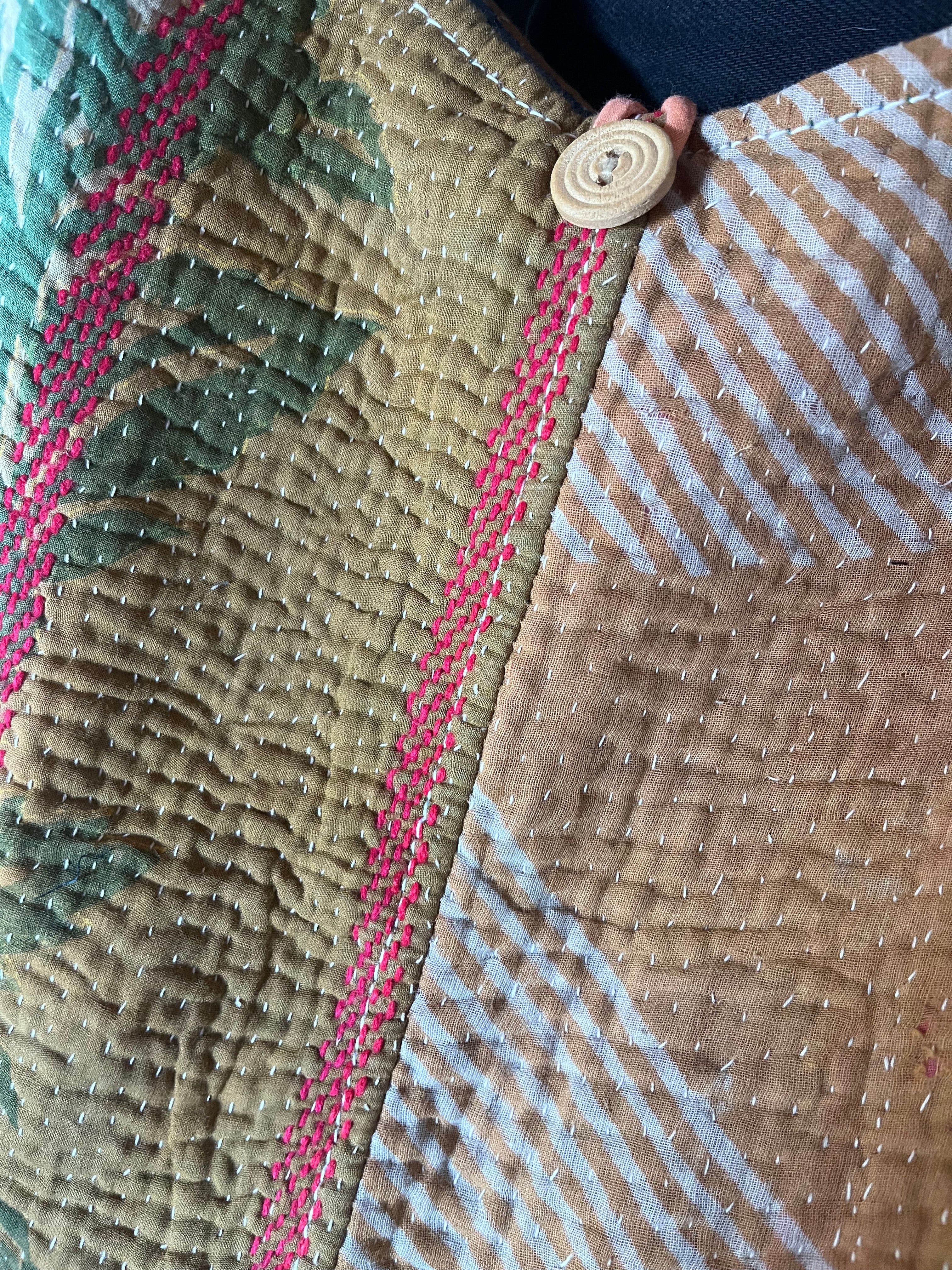 Kantha Crossbody Weekend Bag