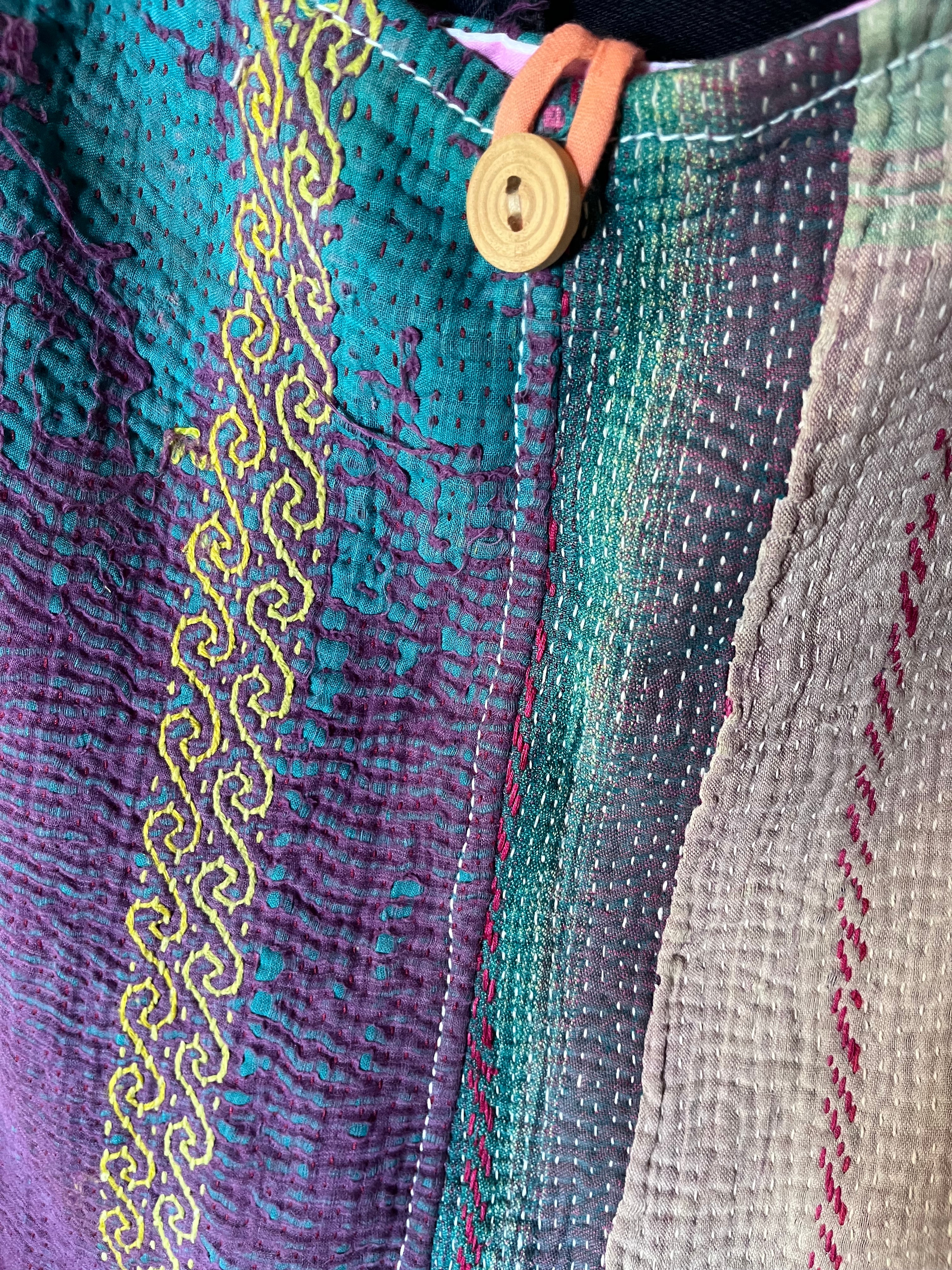 Kantha Crossbody Weekend Bag