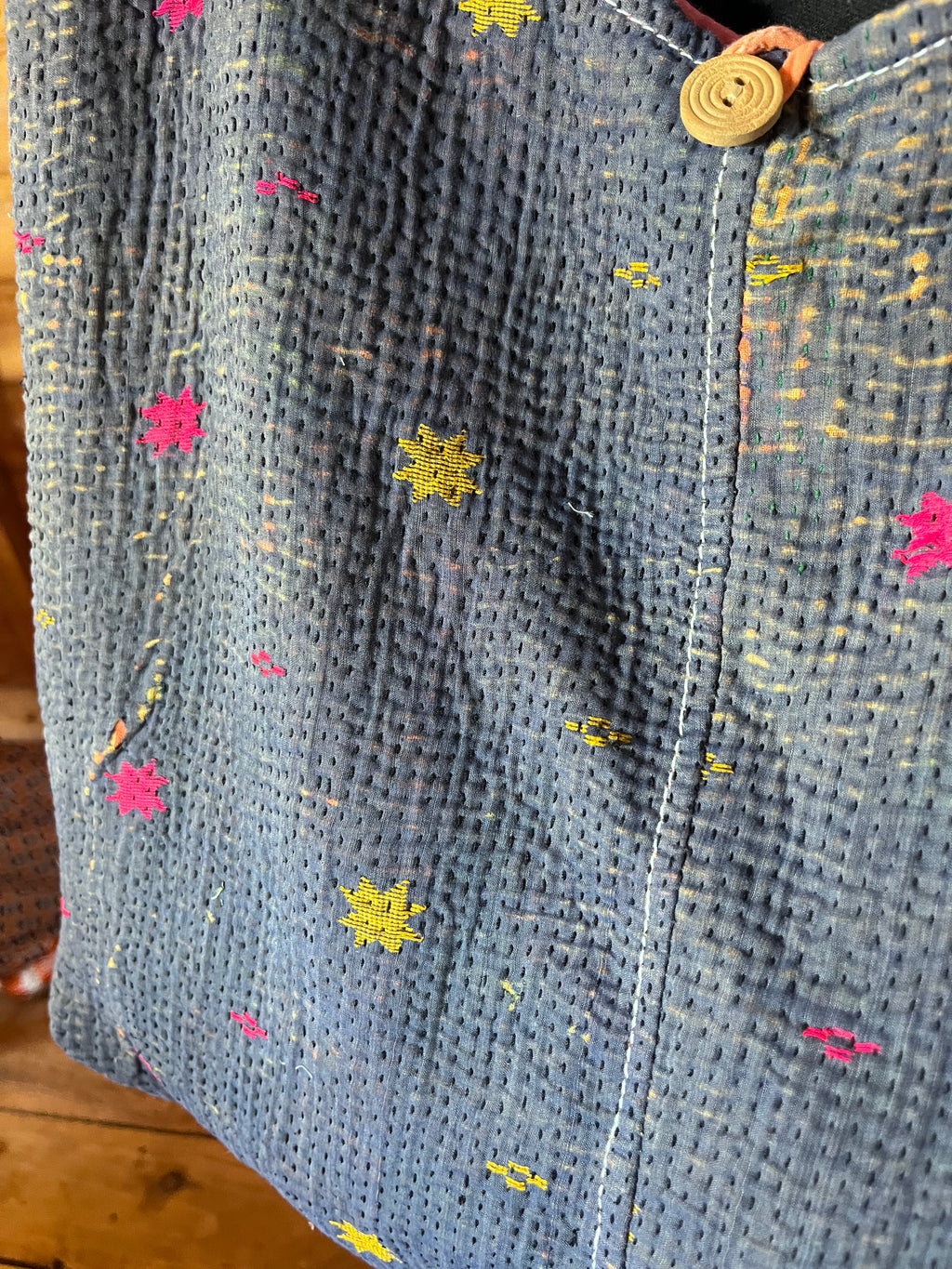 Kantha Crossbody Weekend Bag