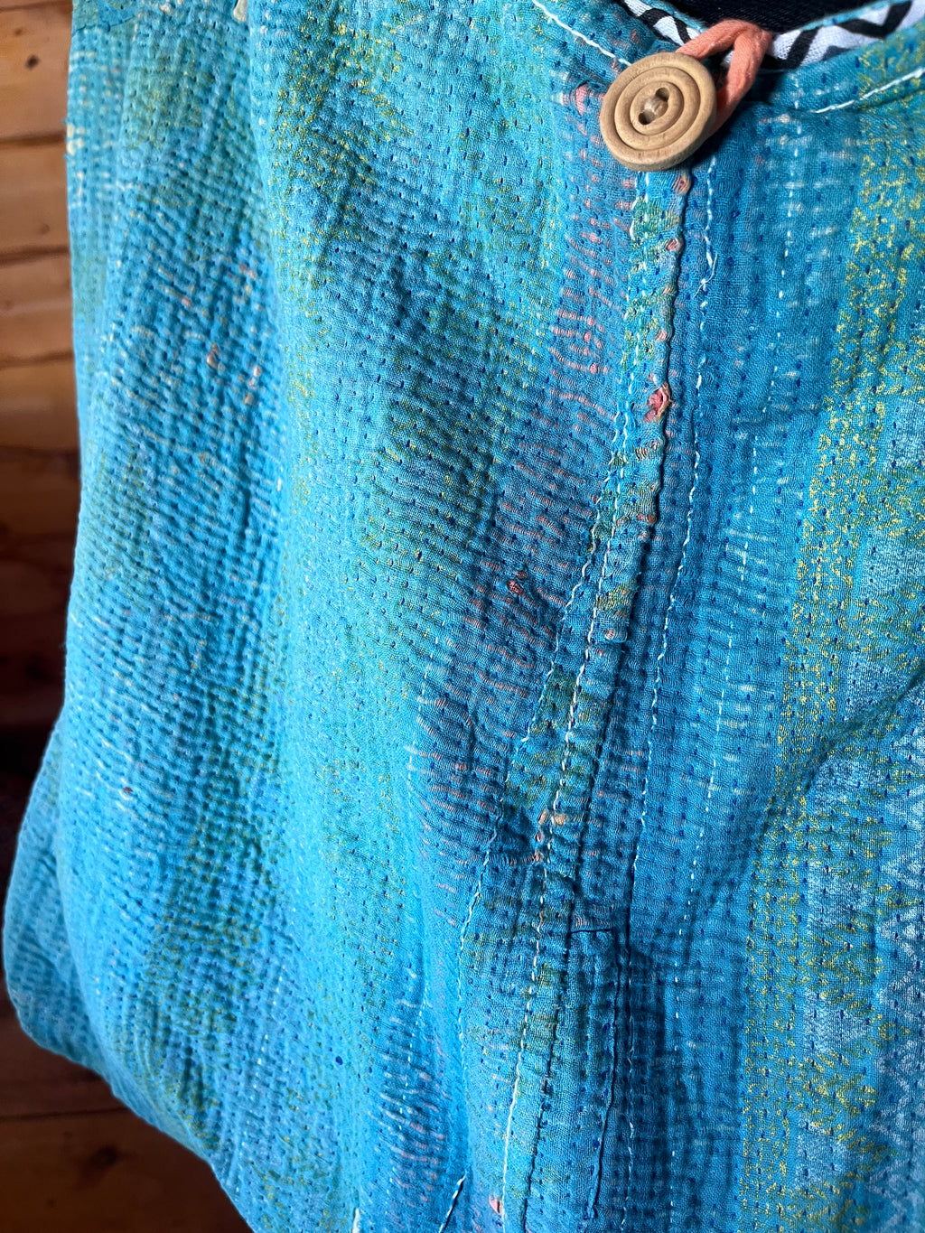 Kantha Crossbody Weekend Bag