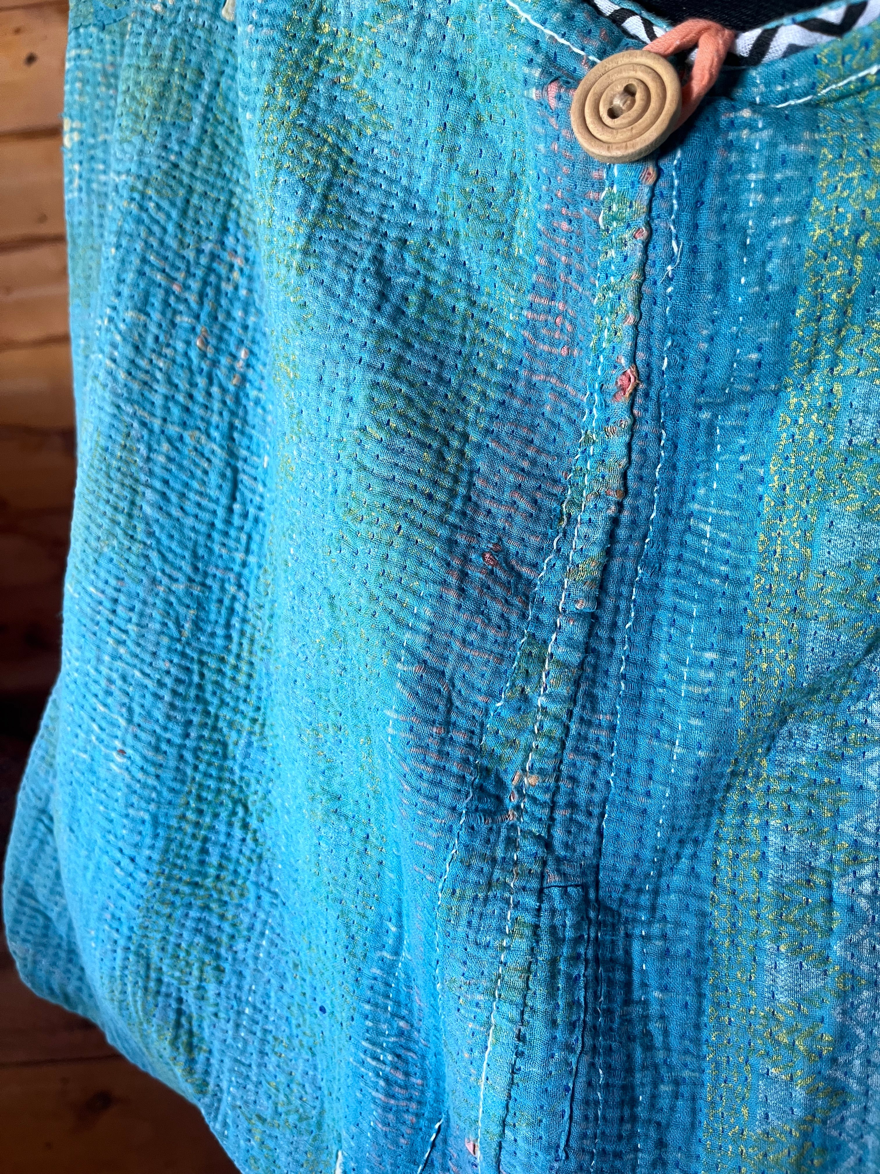 Kantha Crossbody Weekend Bag