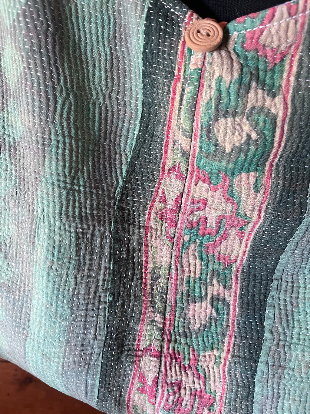 Kantha Crossbody Weekend Bag