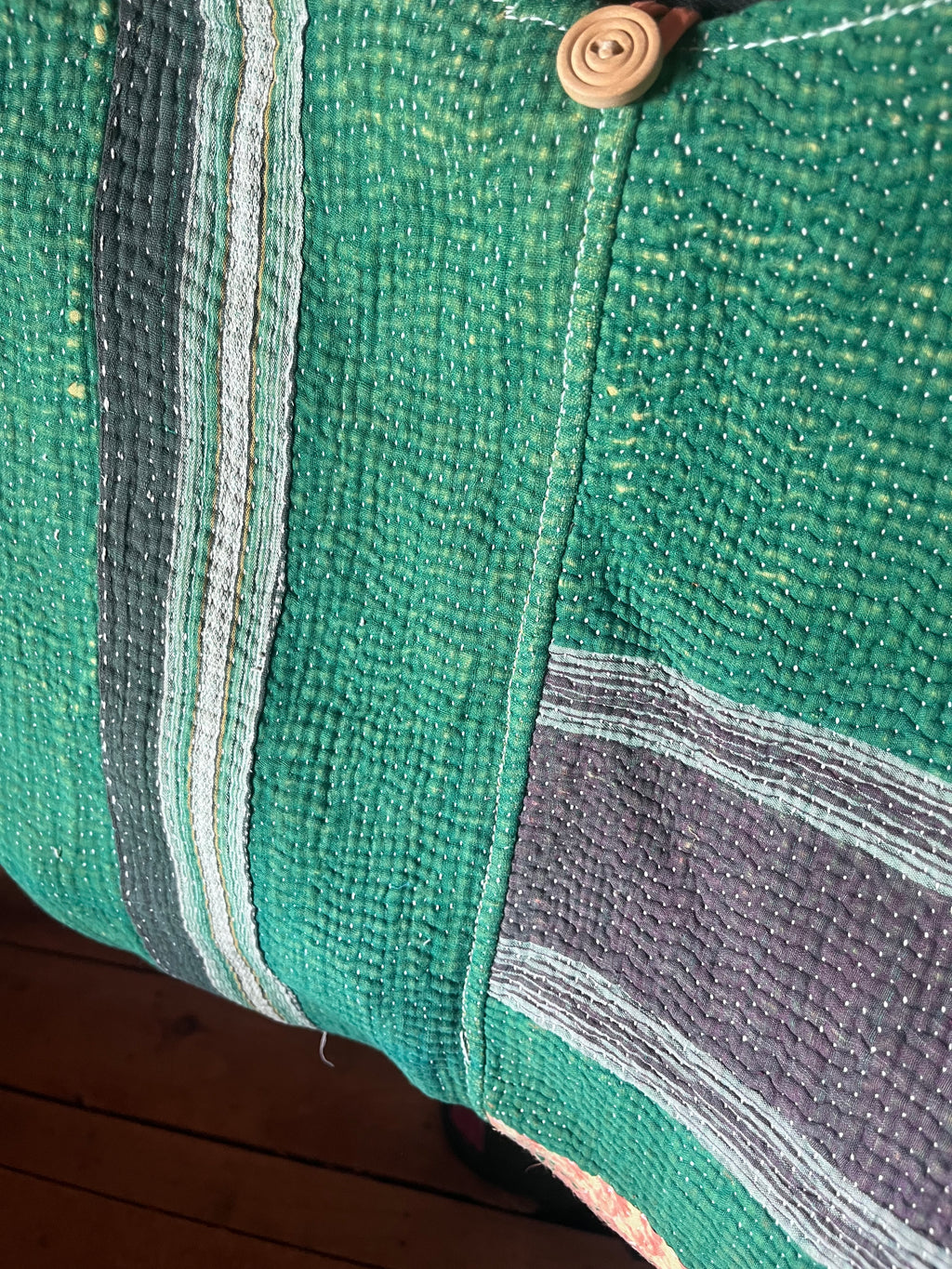 Kantha Crossbody Weekend Bag