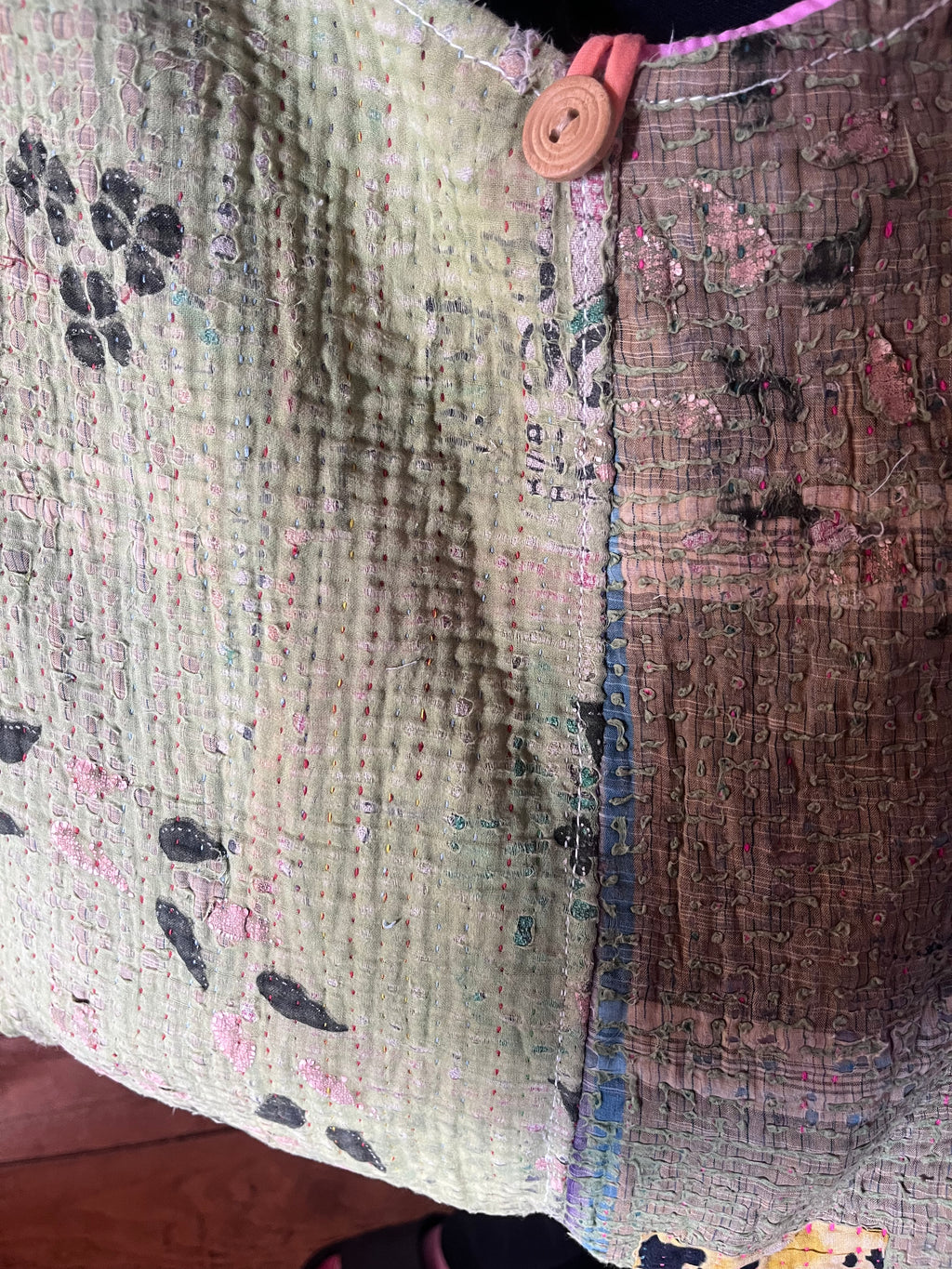 Kantha Crossbody Weekend Bag