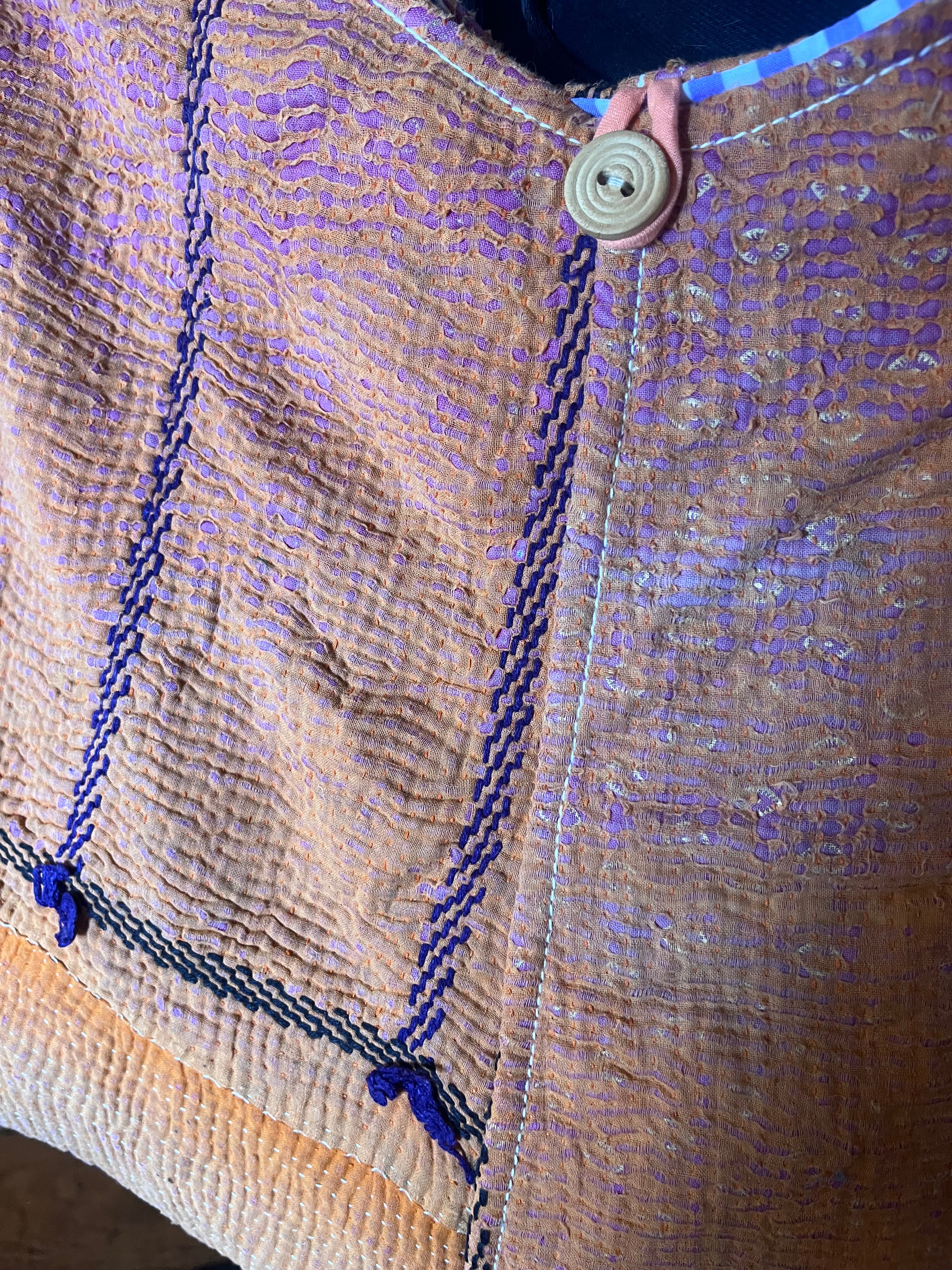 Kantha Crossbody Weekend Bag