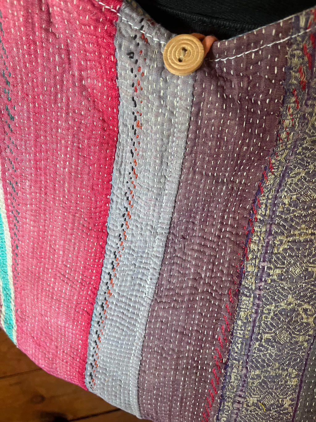 Kantha Crossbody Weekend Bag