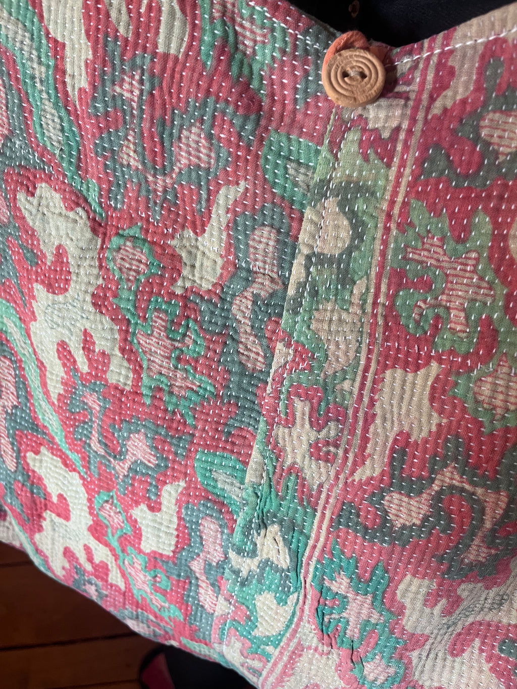 Kantha Crossbody Weekend Bag