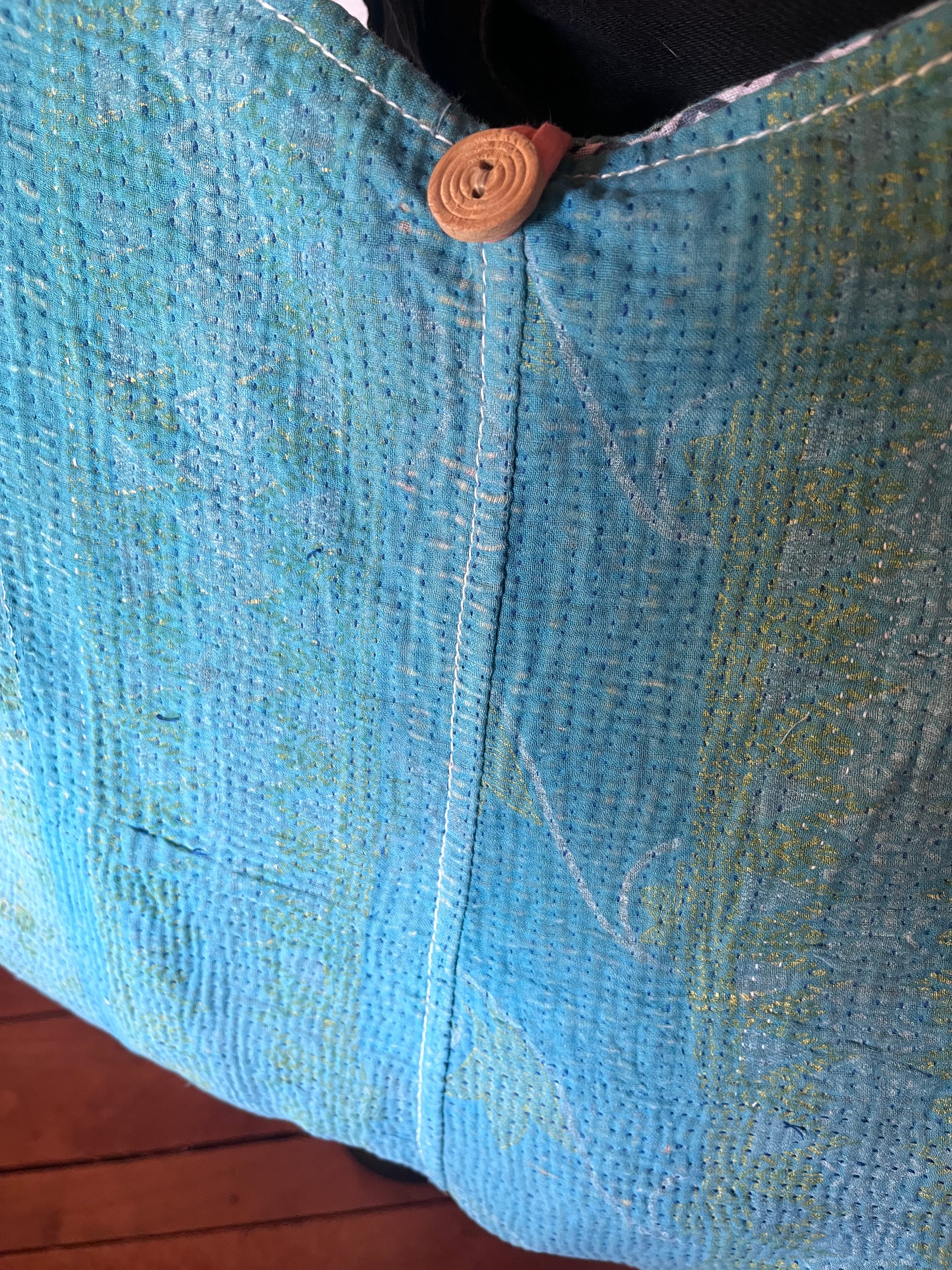 Kantha Crossbody Weekend Bag