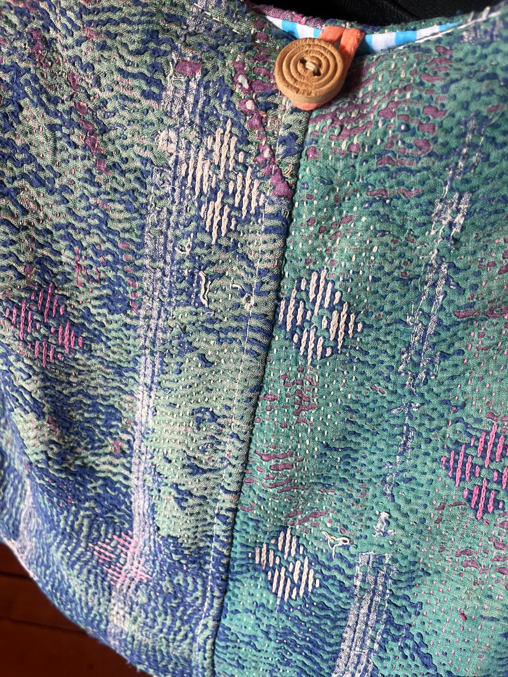 Kantha Crossbody Weekend Bag