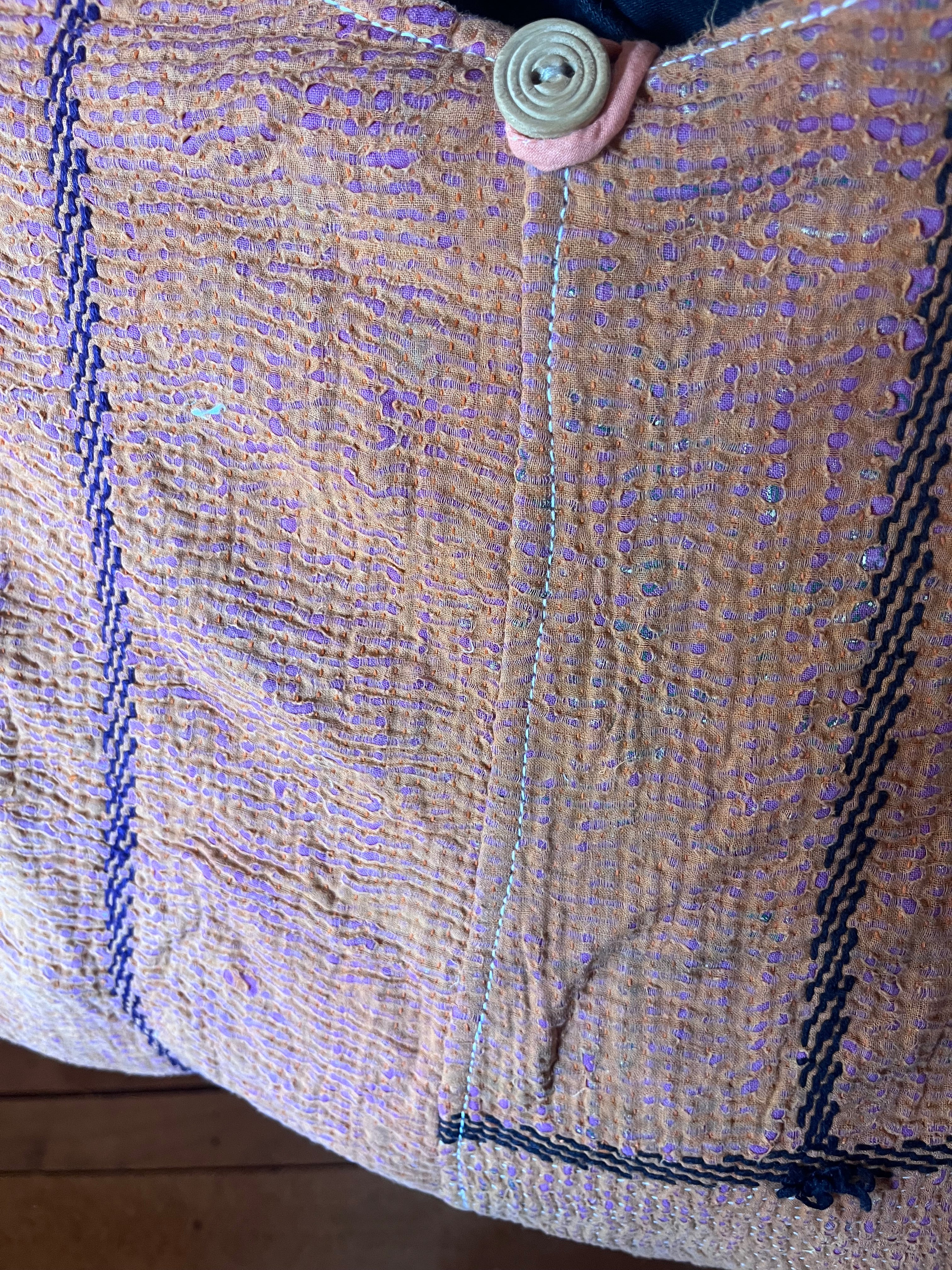 Kantha Crossbody Weekend Bag