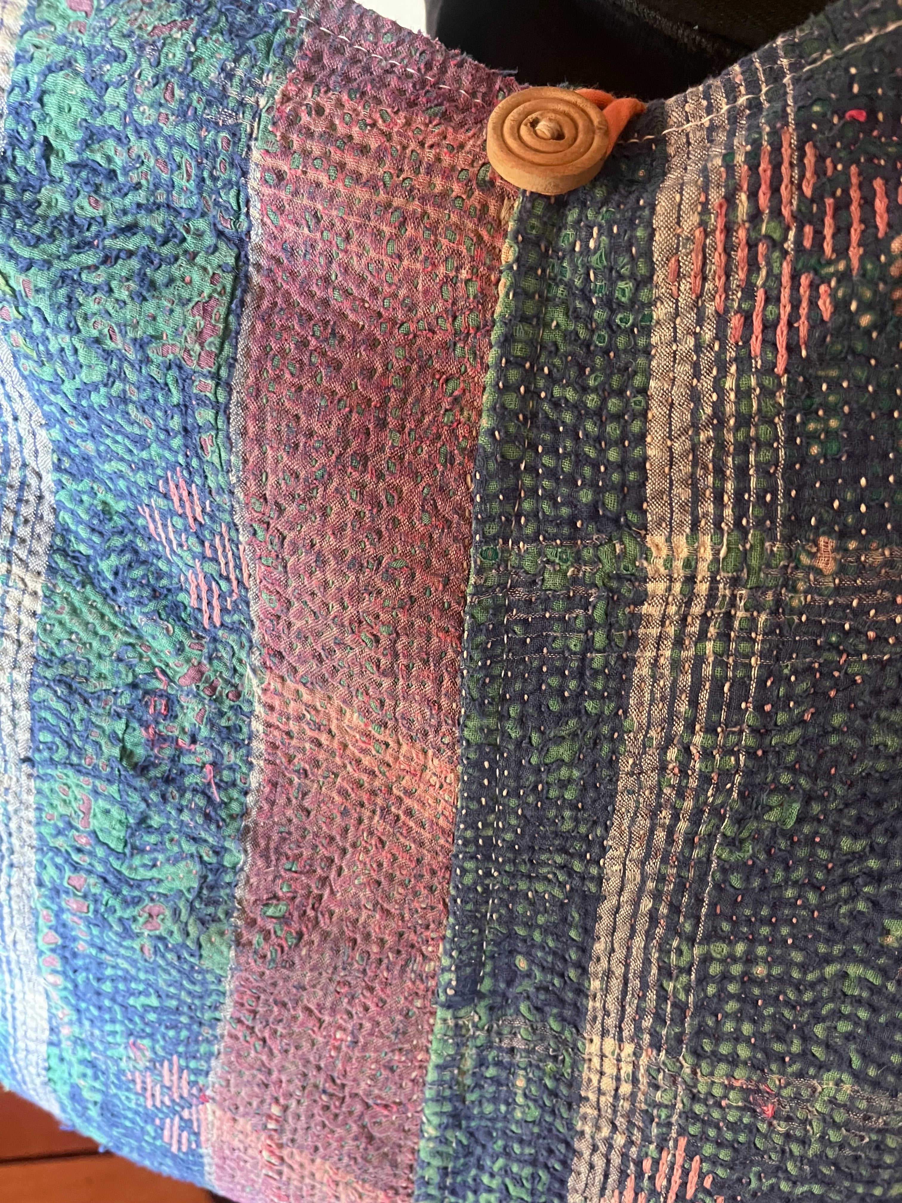 Kantha Crossbody Weekend Bag