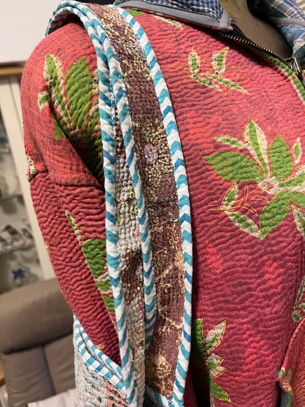 Kantha Trimmed Tote Bag