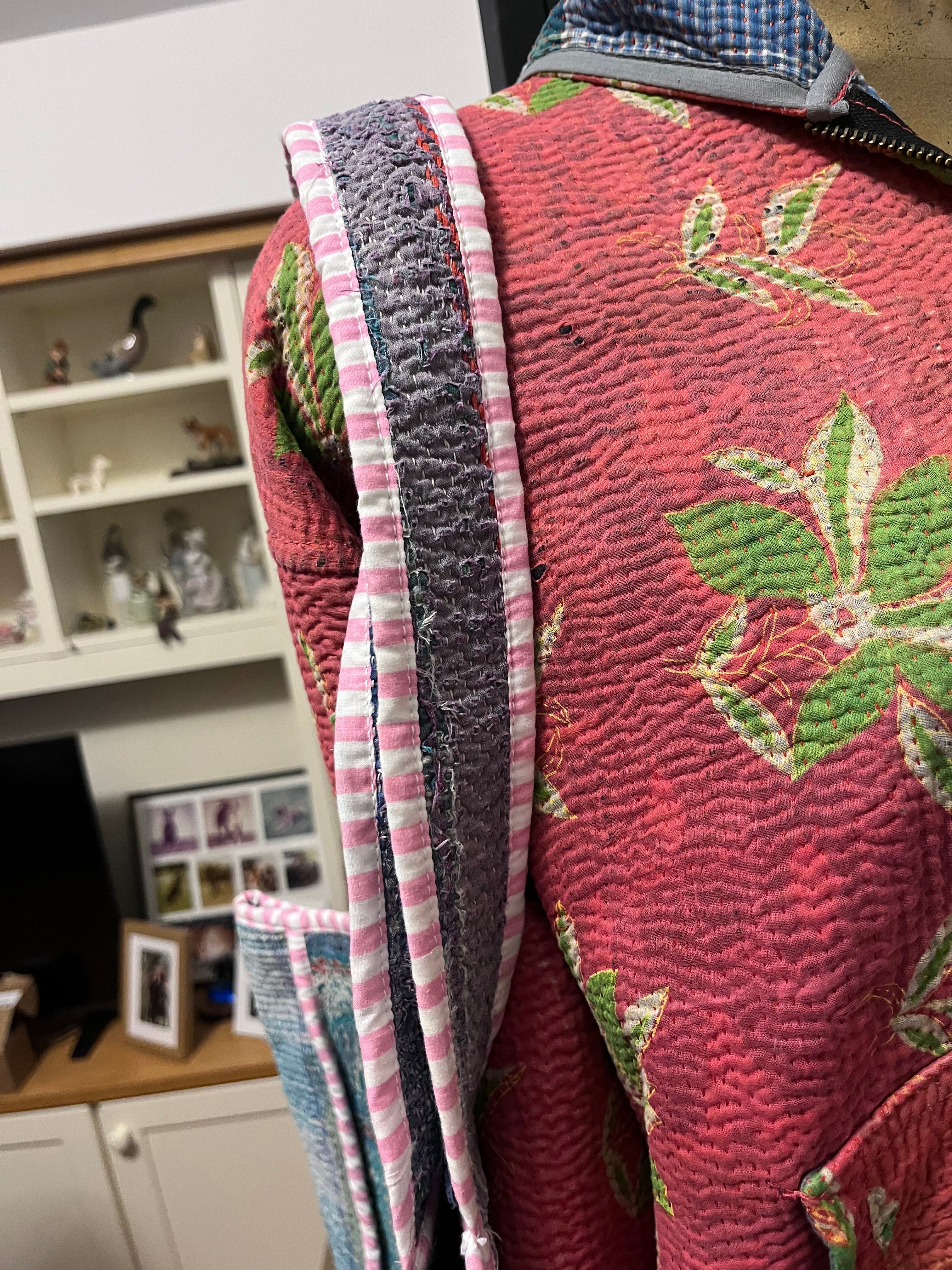 Kantha Trimmed Tote Bag