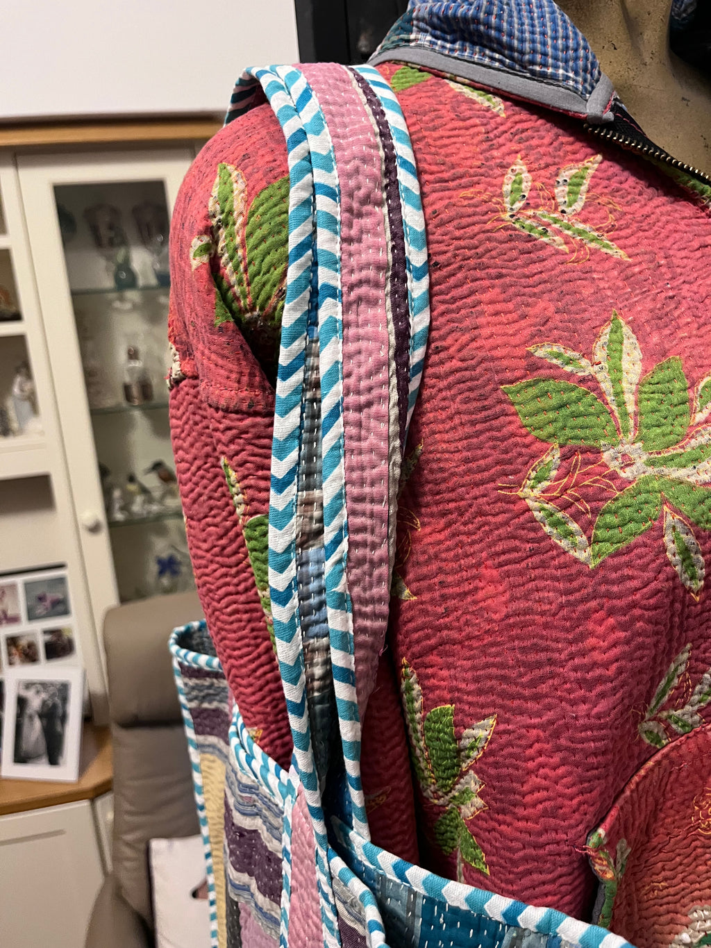 Kantha Trimmed Tote Bag