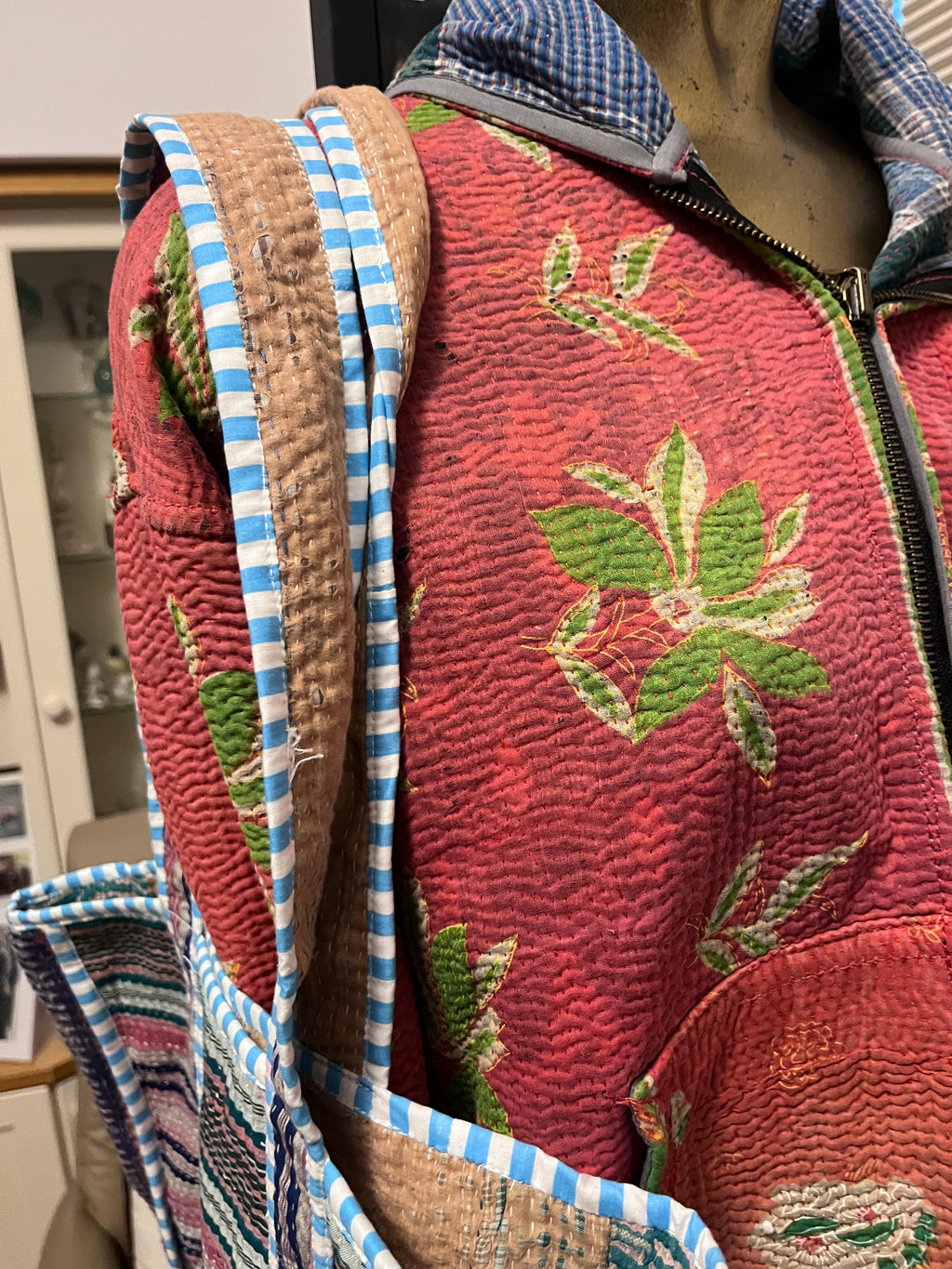 Kantha Trimmed Tote Bag