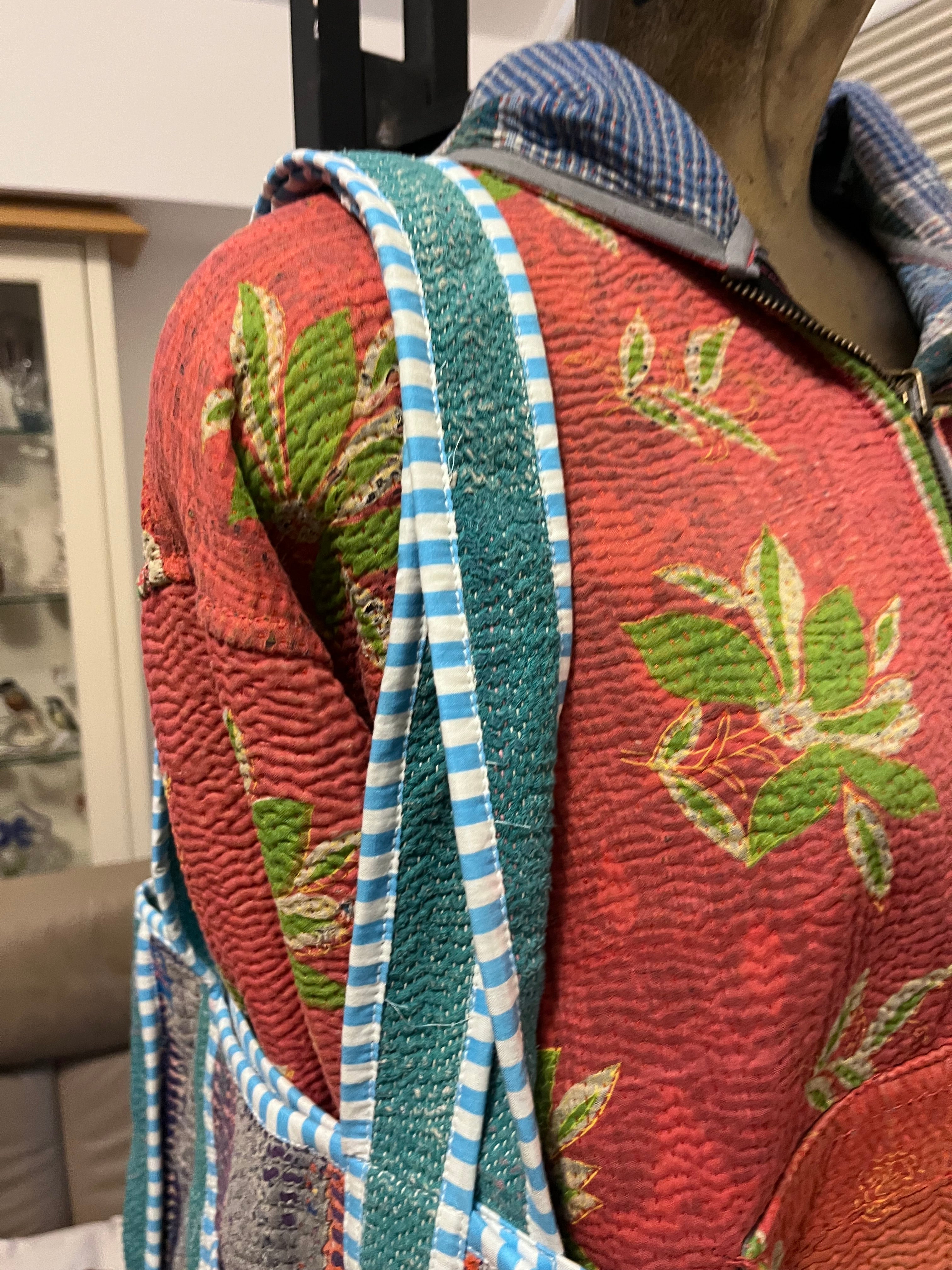 Kantha Trimmed Tote Bag