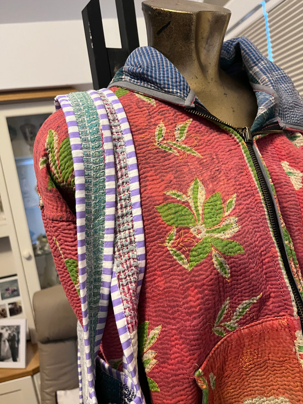 Kantha Trimmed Tote Bag