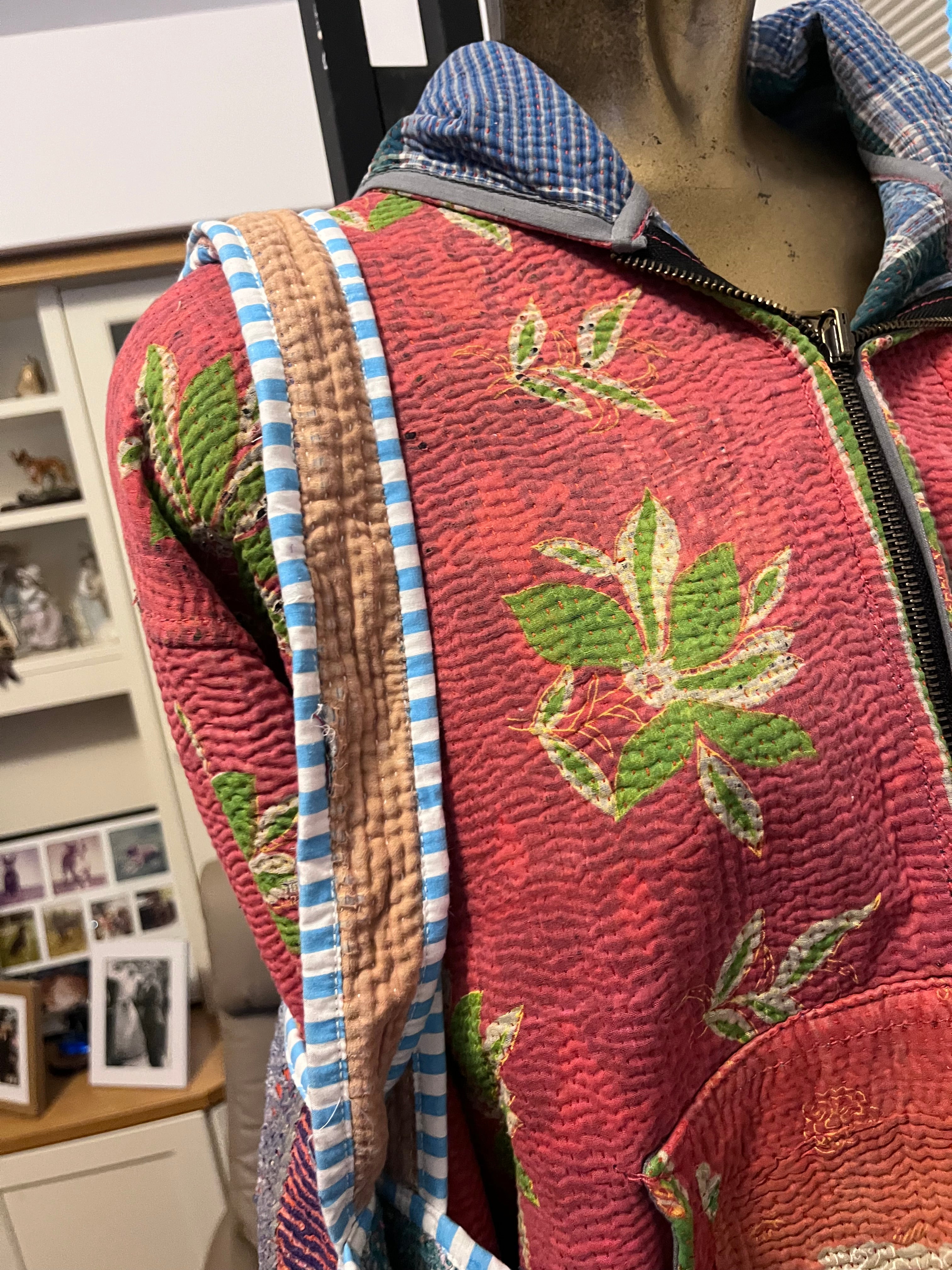 Kantha Trimmed Tote Bag