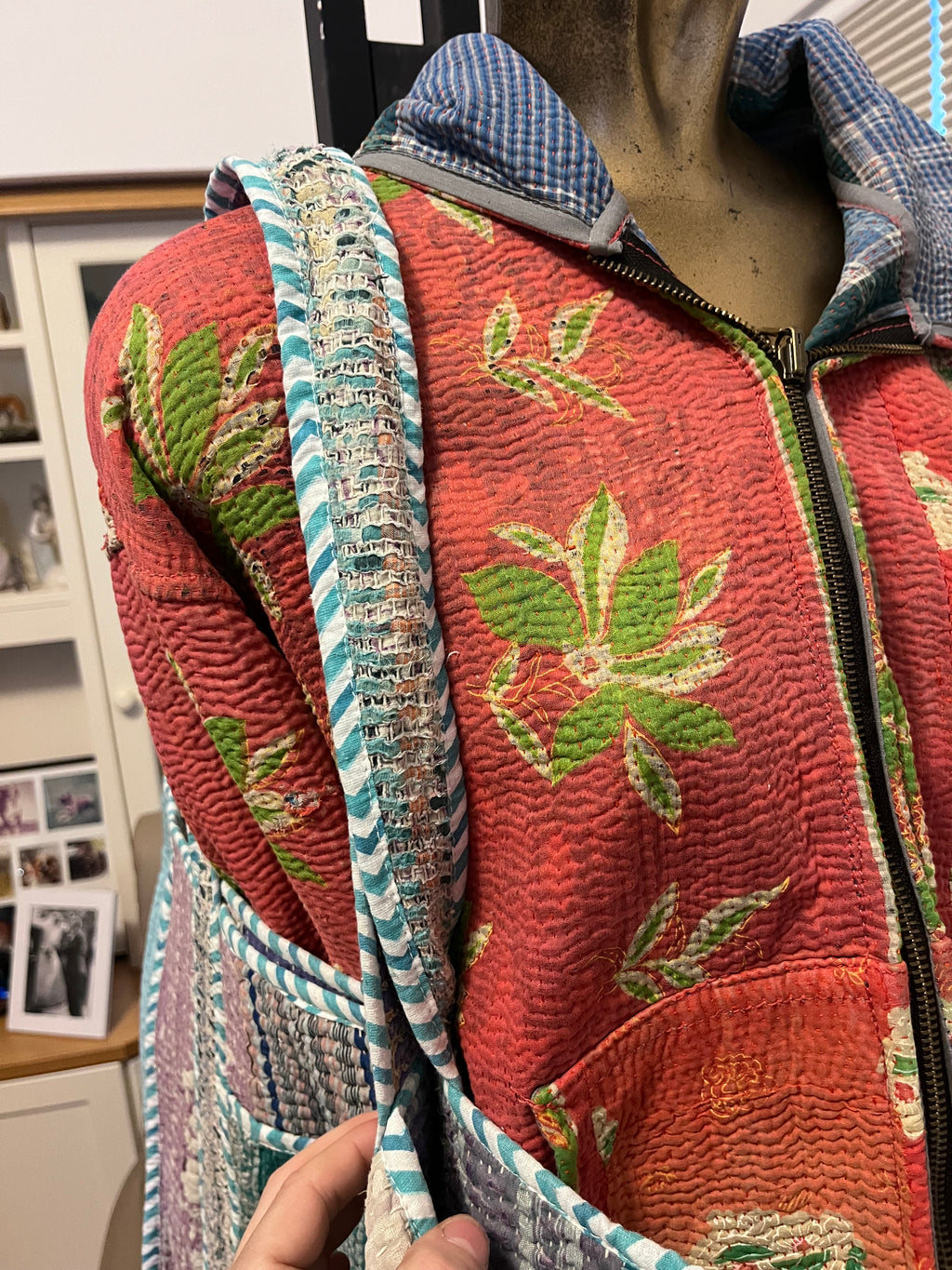 Kantha Trimmed Tote Bag