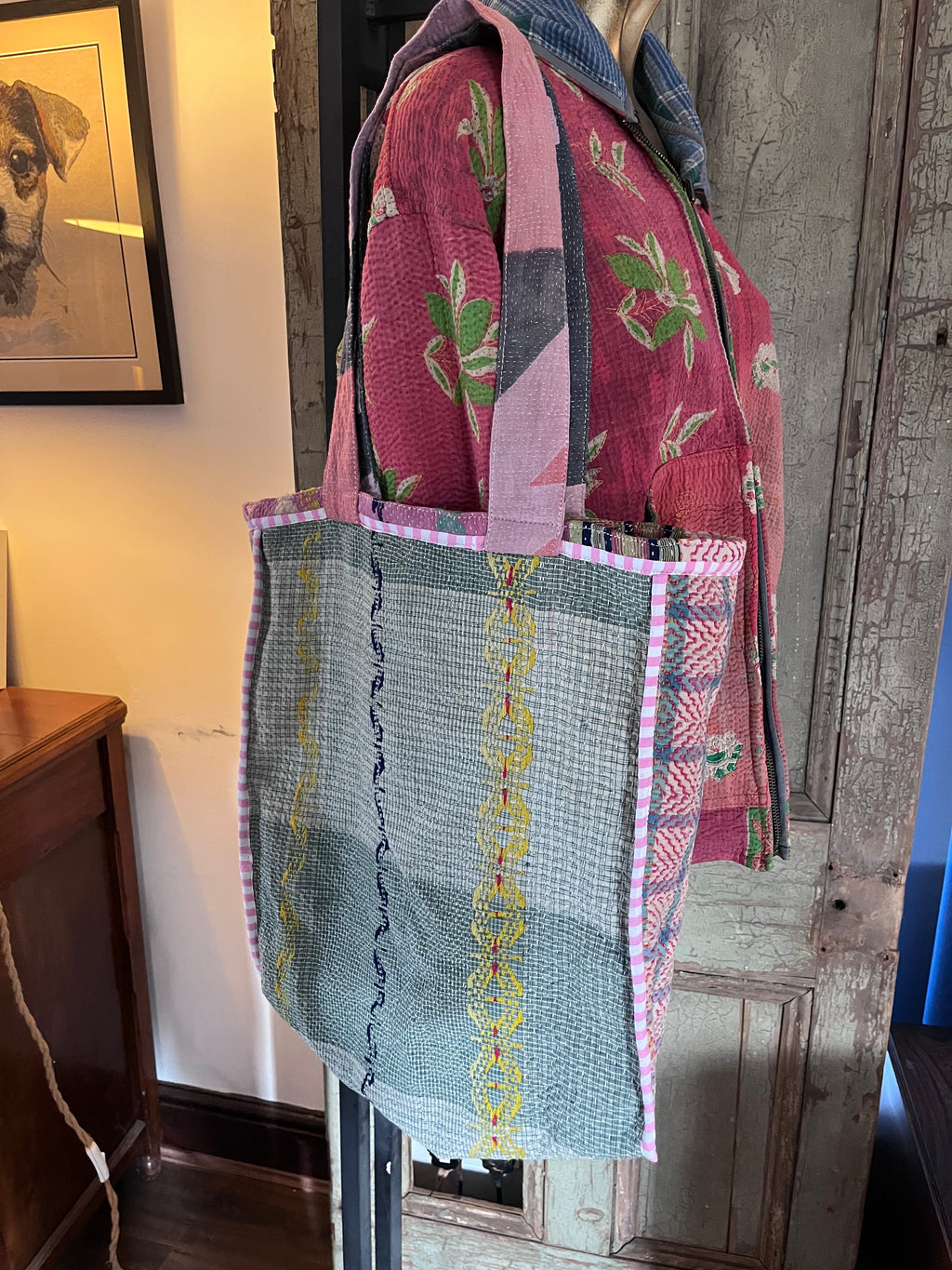 Kantha Tote Bag