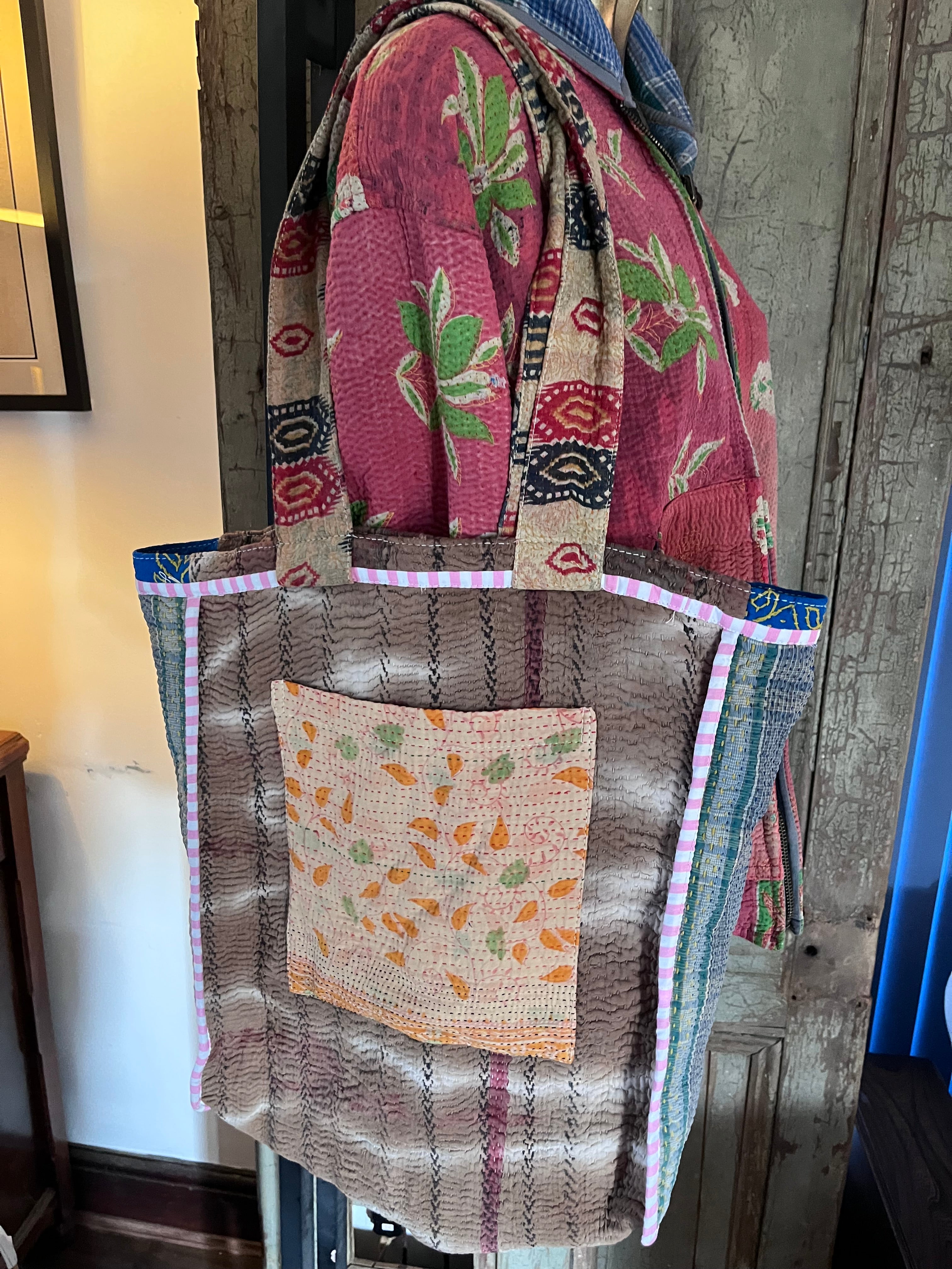 Kantha Tote Bag