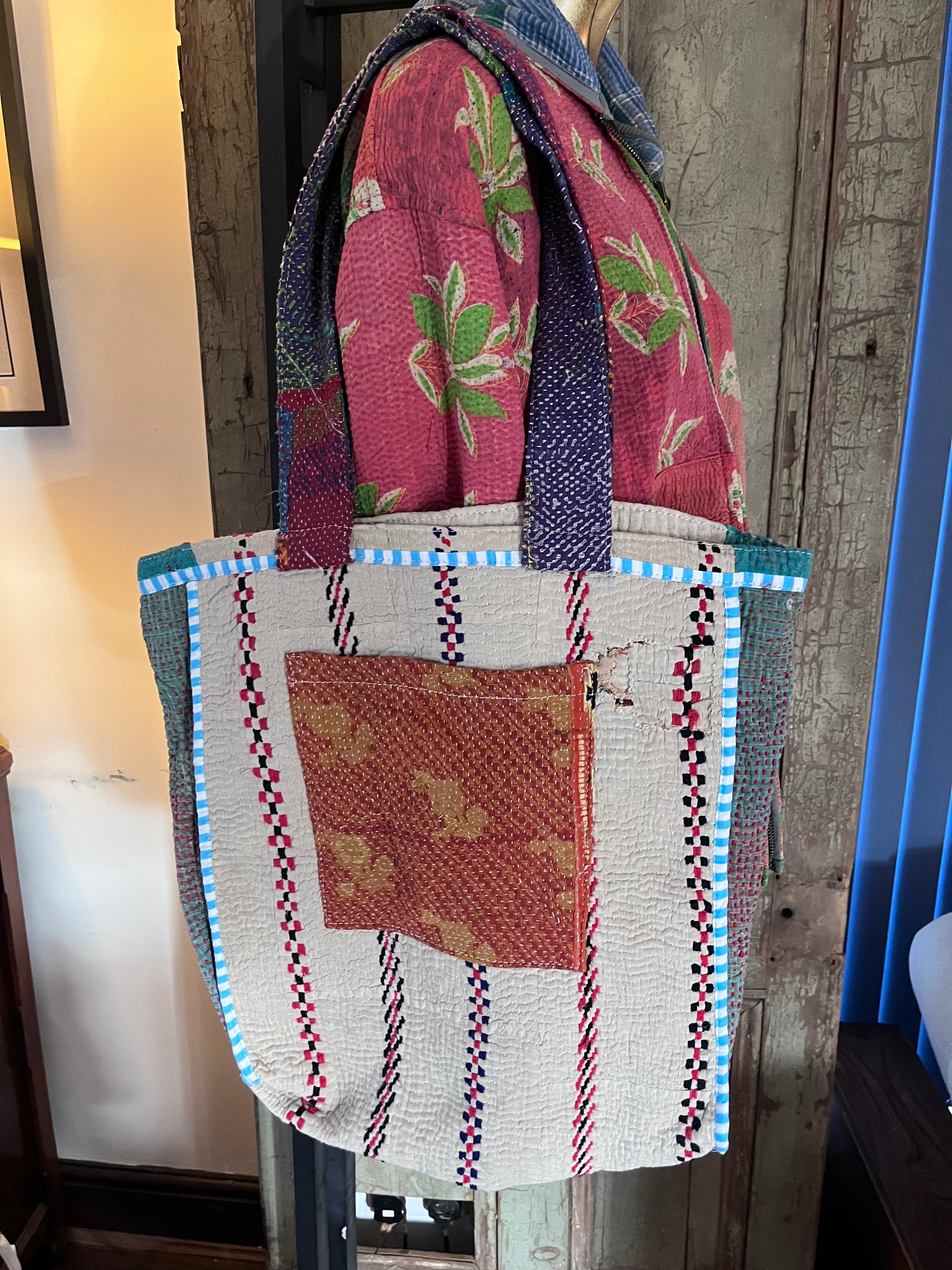 Kantha Tote Bag