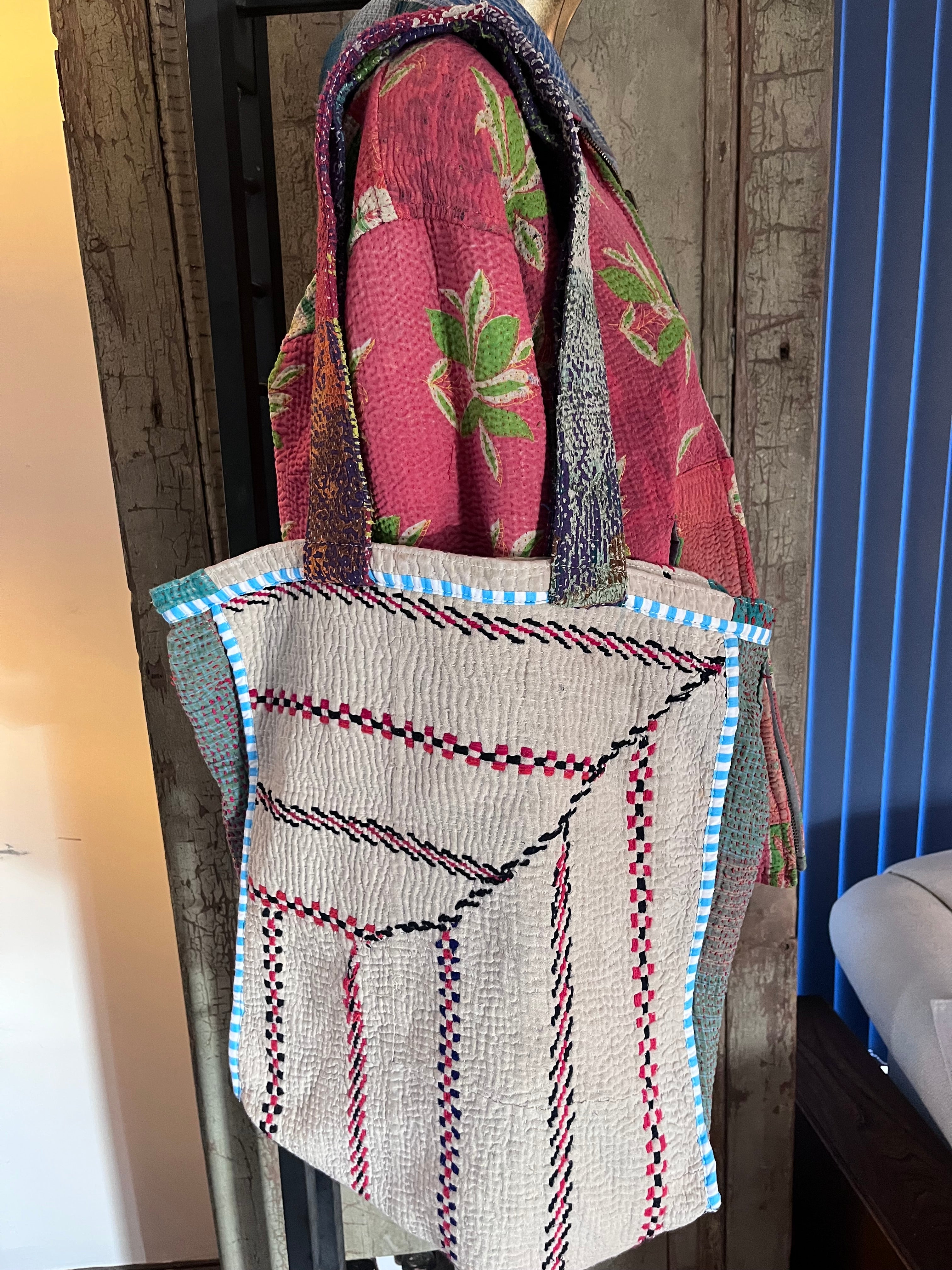 Kantha Tote Bag
