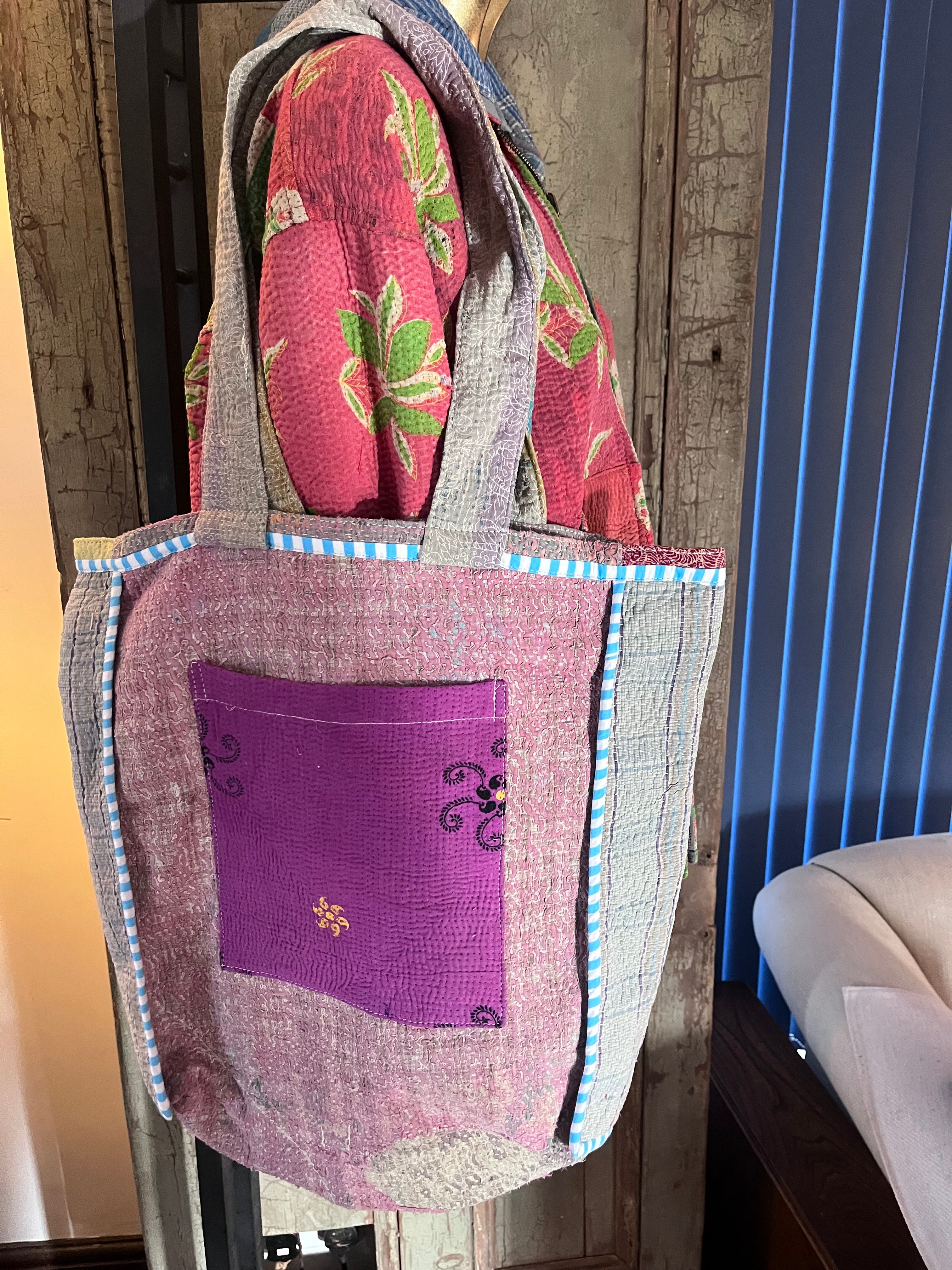 Kantha Tote Bag