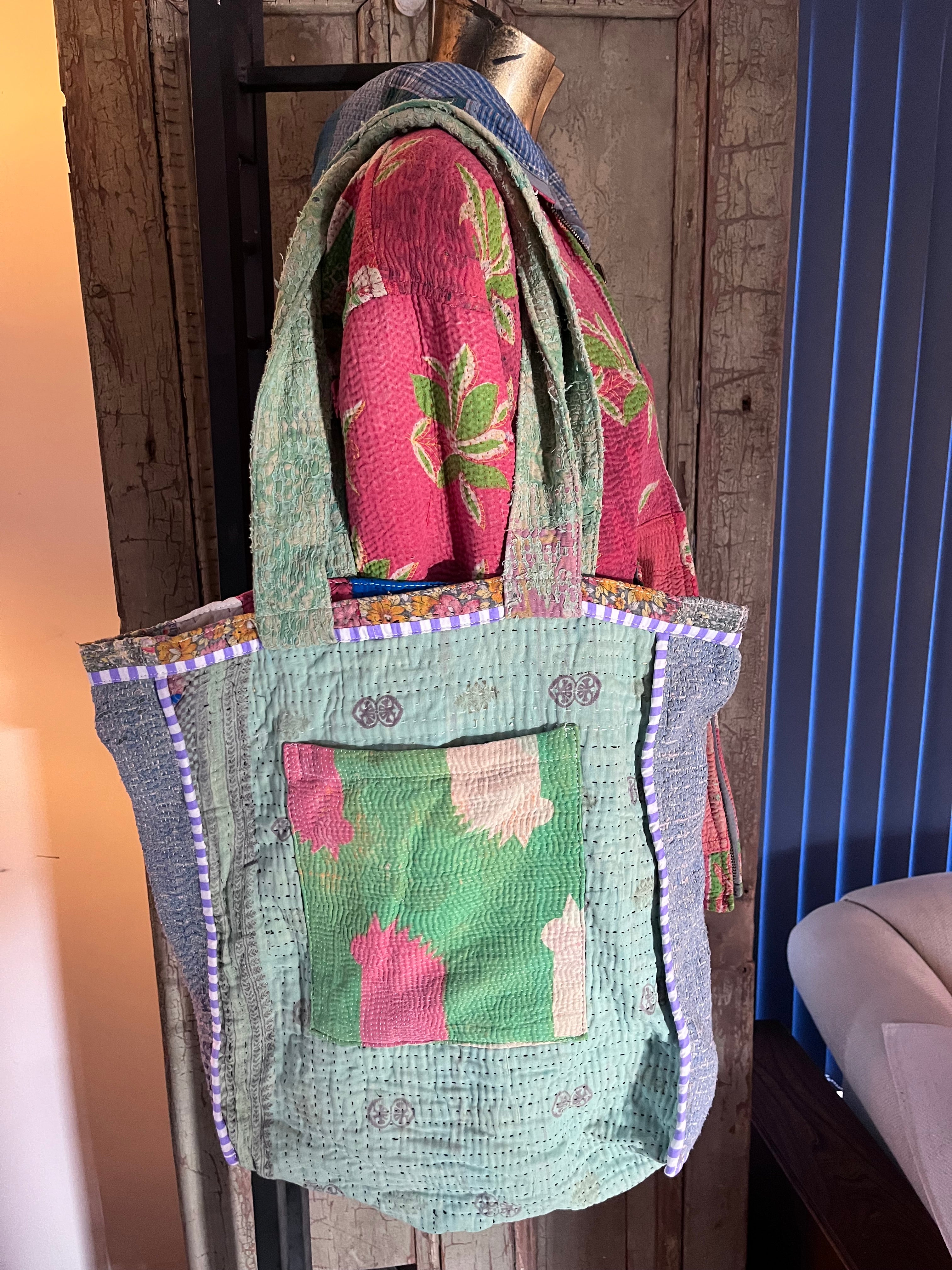 Kantha Tote Bag