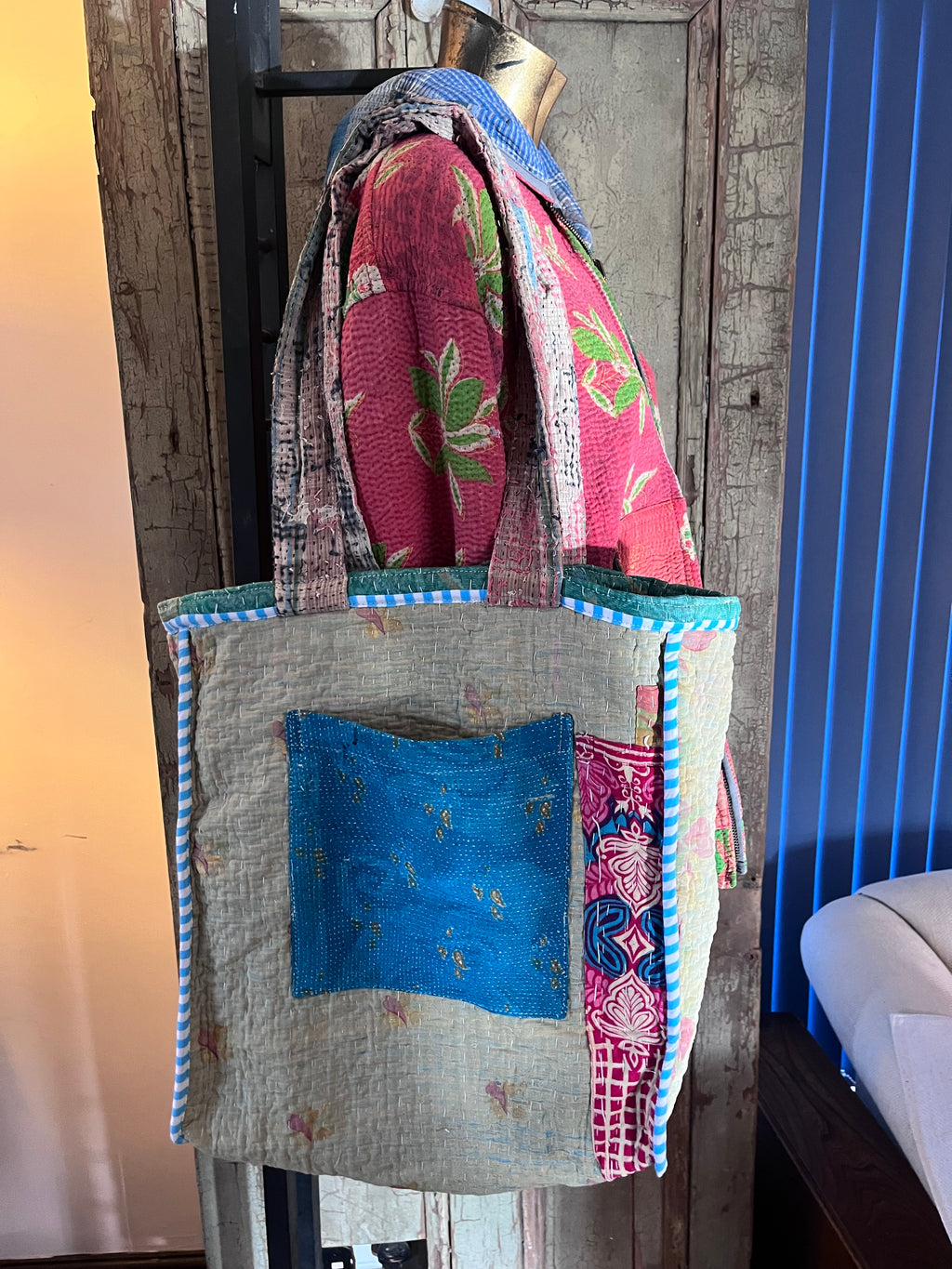 Kantha Tote Bag