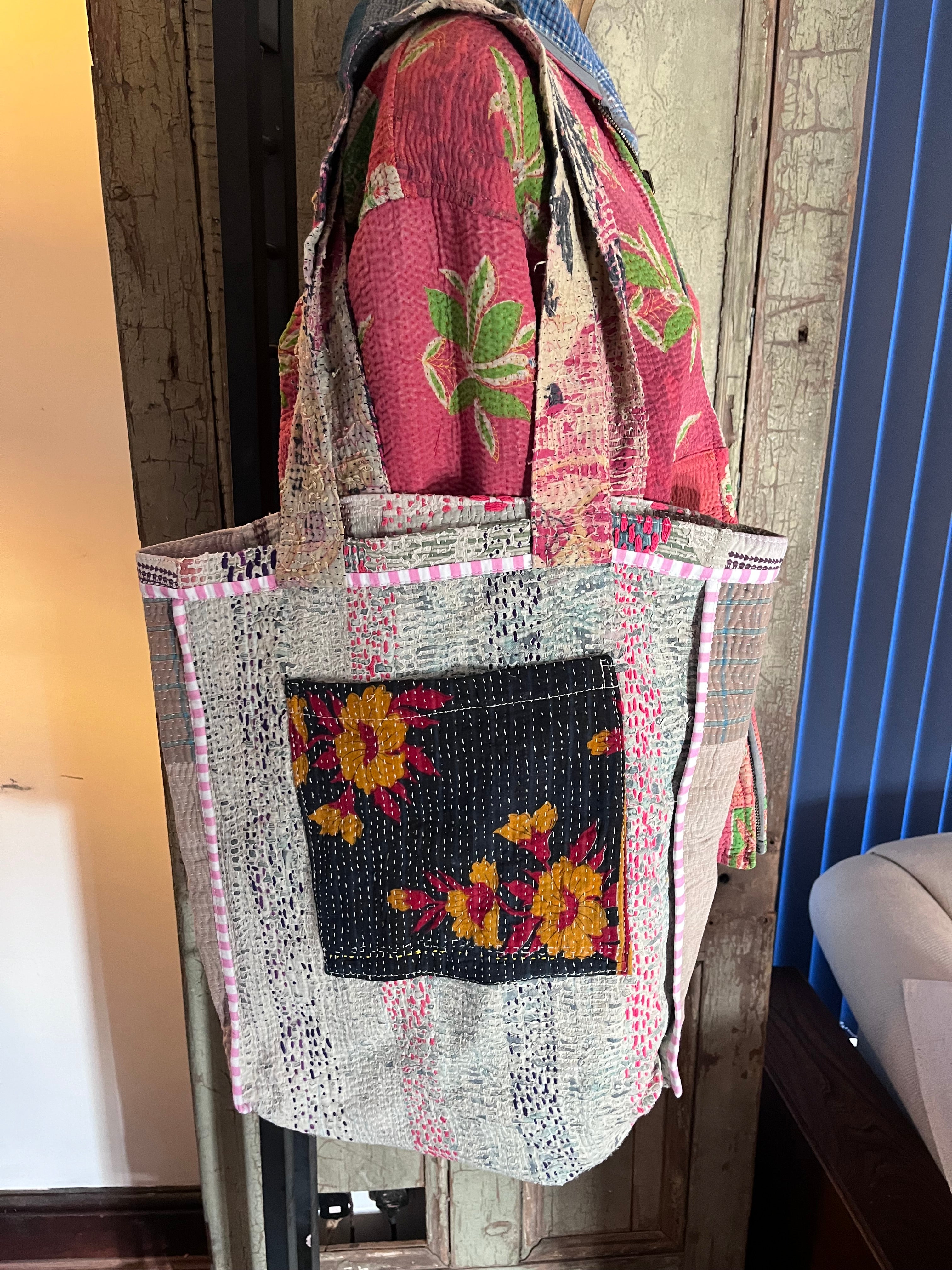Kantha Tote Bag