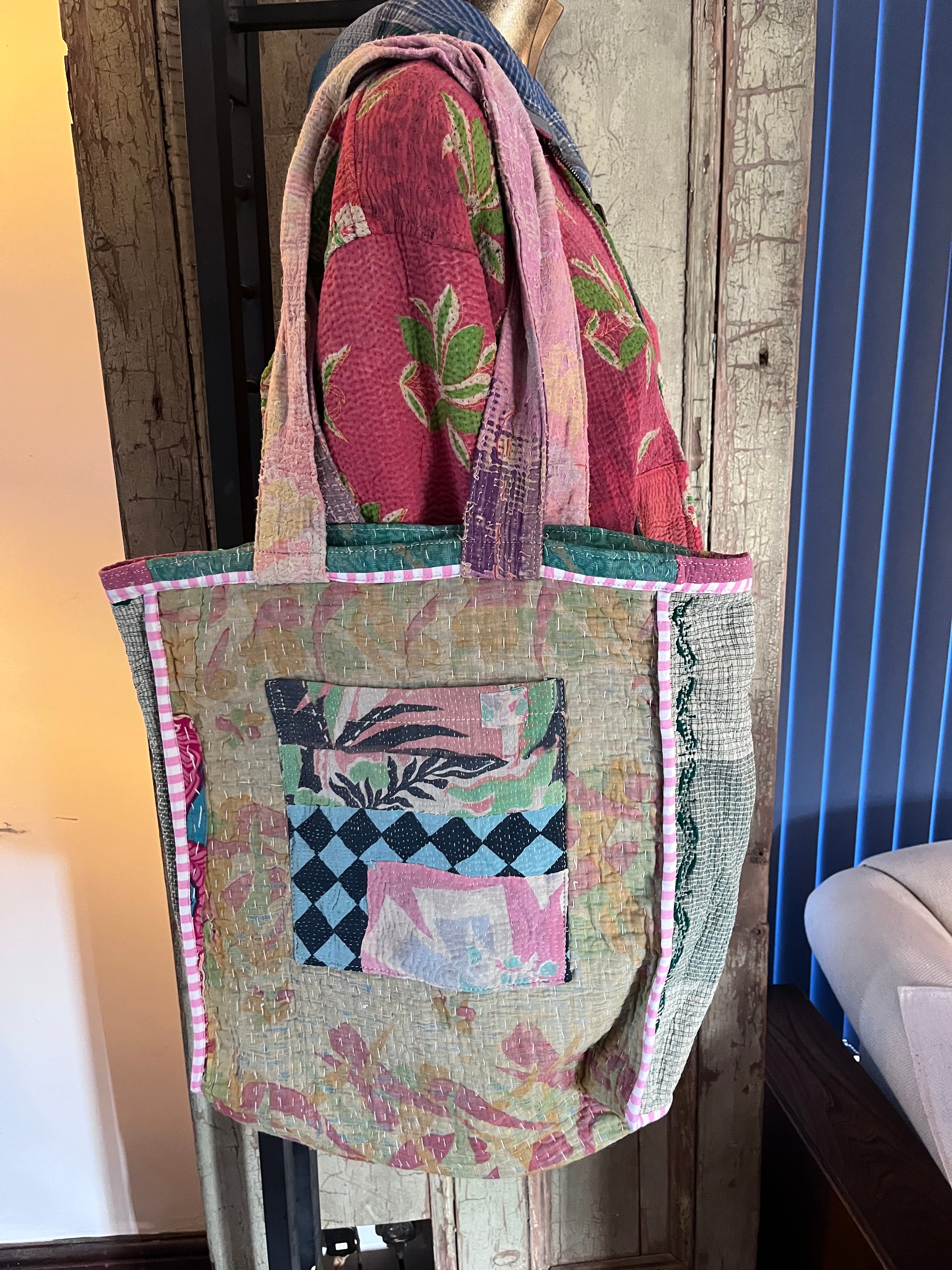 Kantha Tote Bag