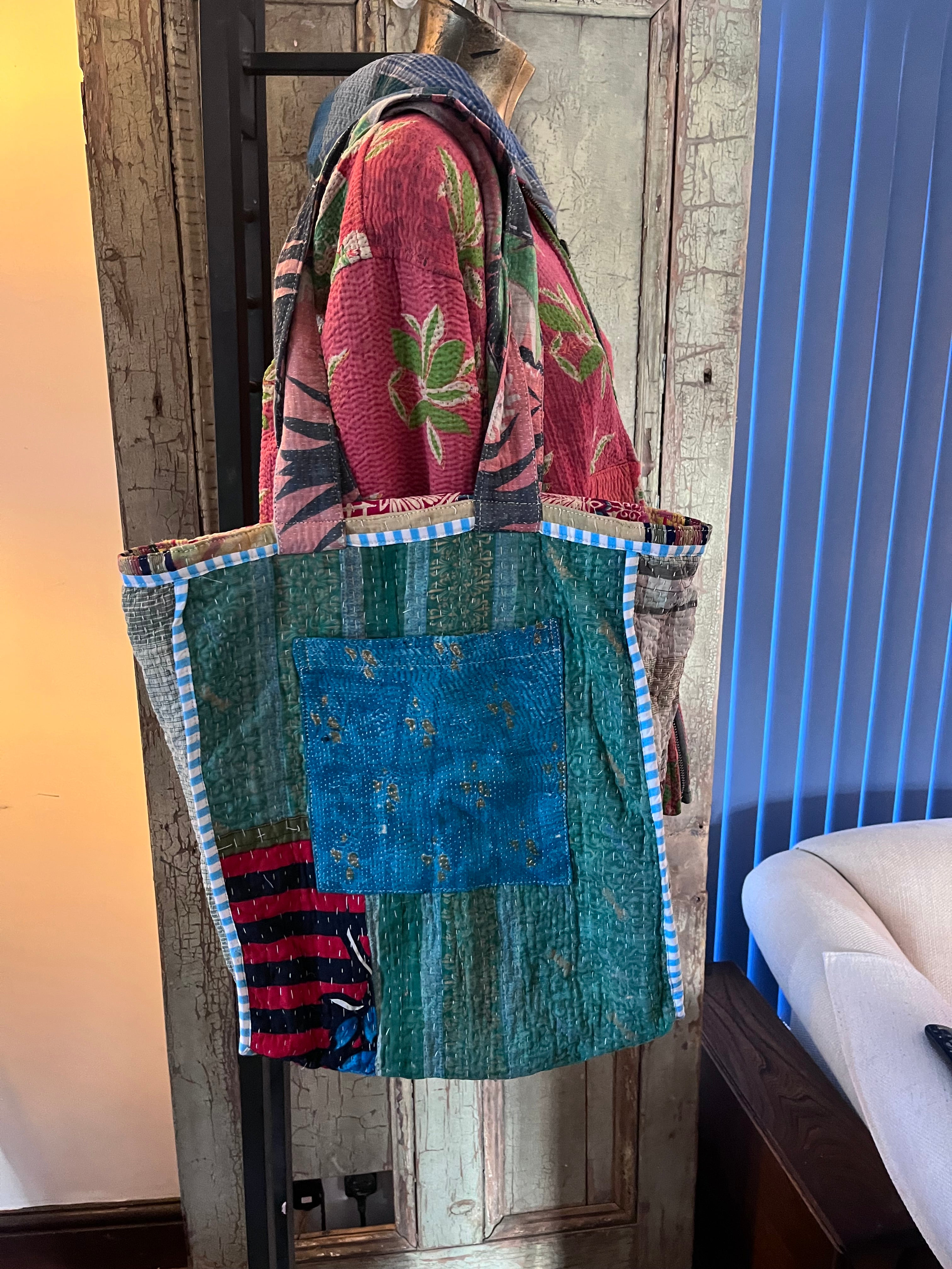 Kantha Tote Bag