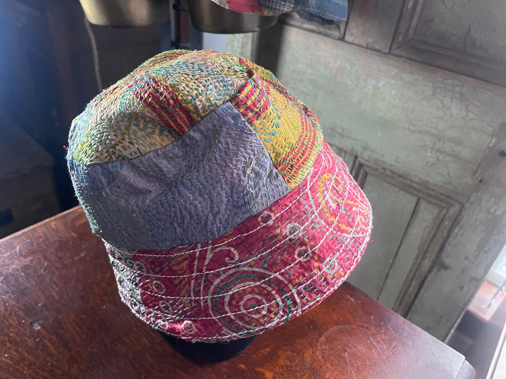 Reversible Kantha Bucket Hat