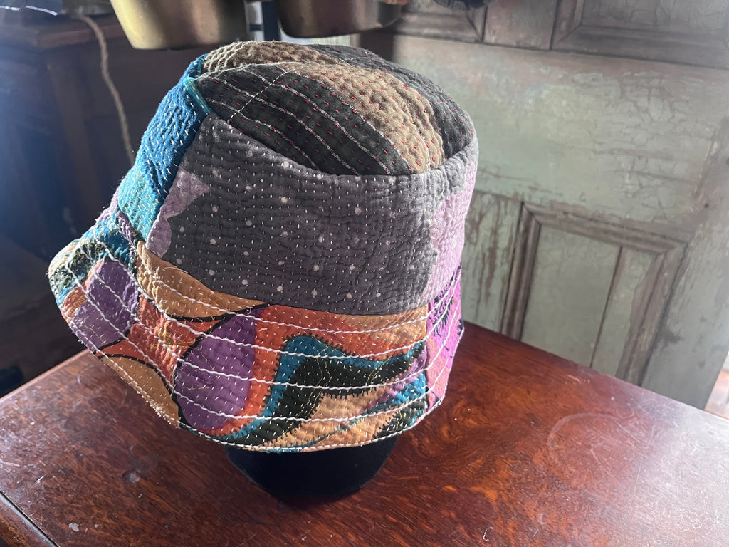 Reversible Kantha Bucket Hat