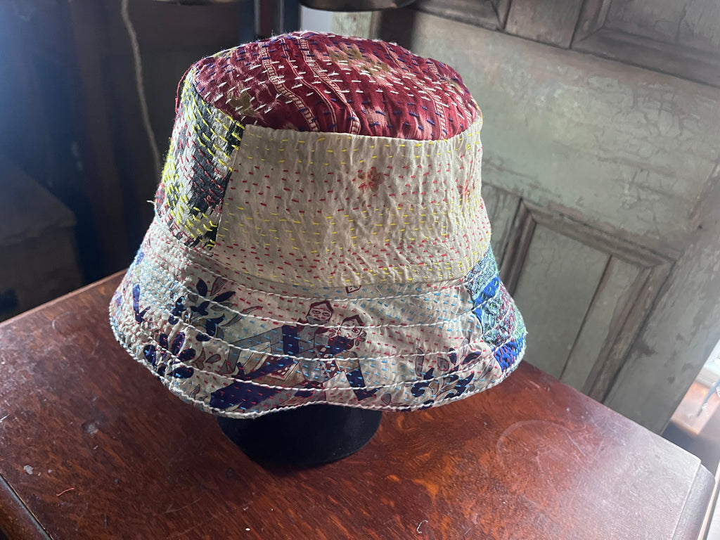 Reversible Kantha Bucket Hat
