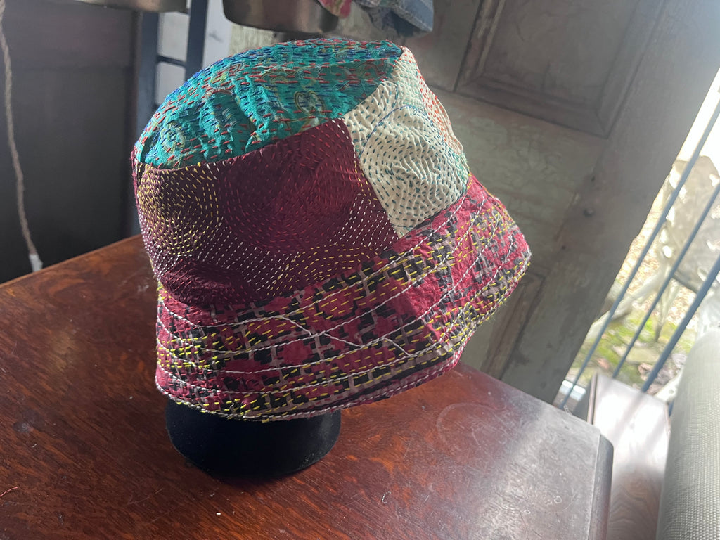 Reversible Kantha Bucket Hat