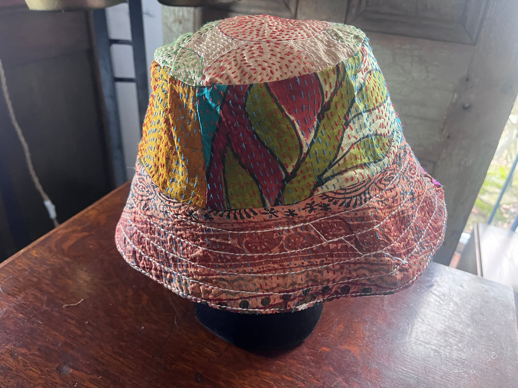 Reversible Kantha Bucket Hat