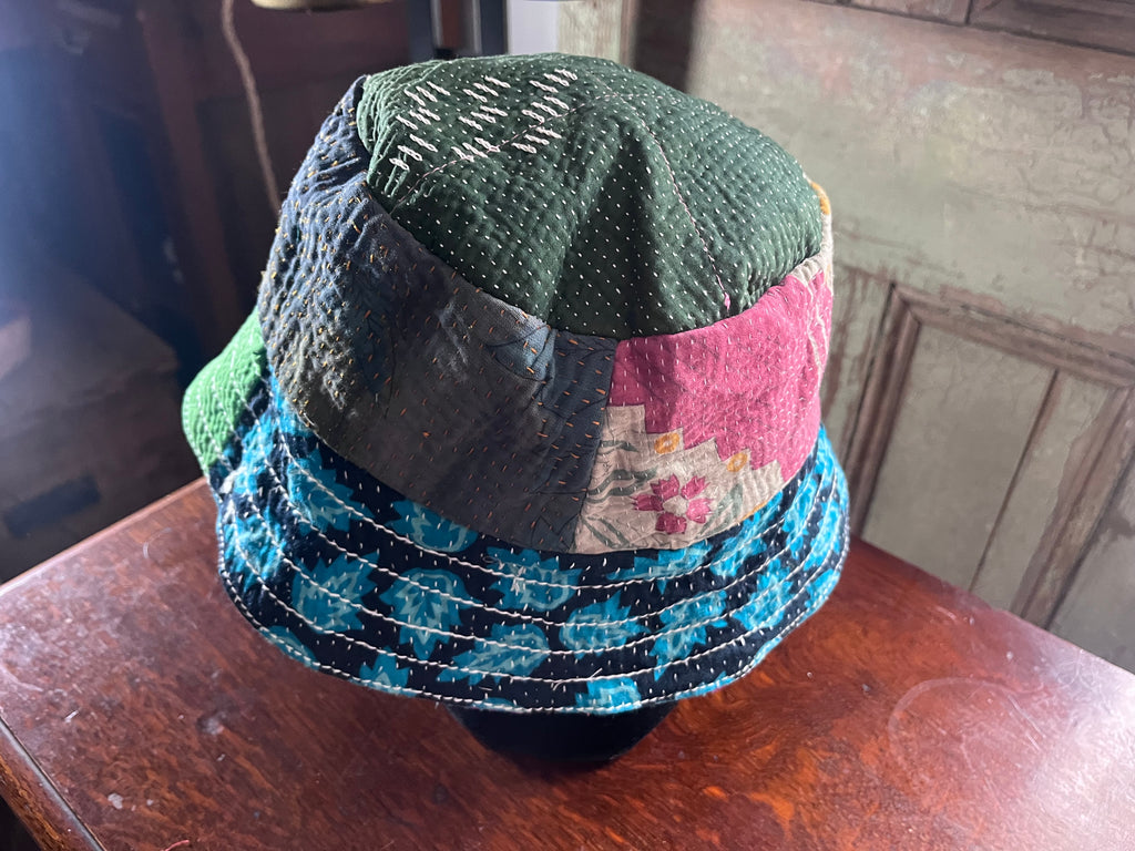 Reversible Kantha Bucket Hat
