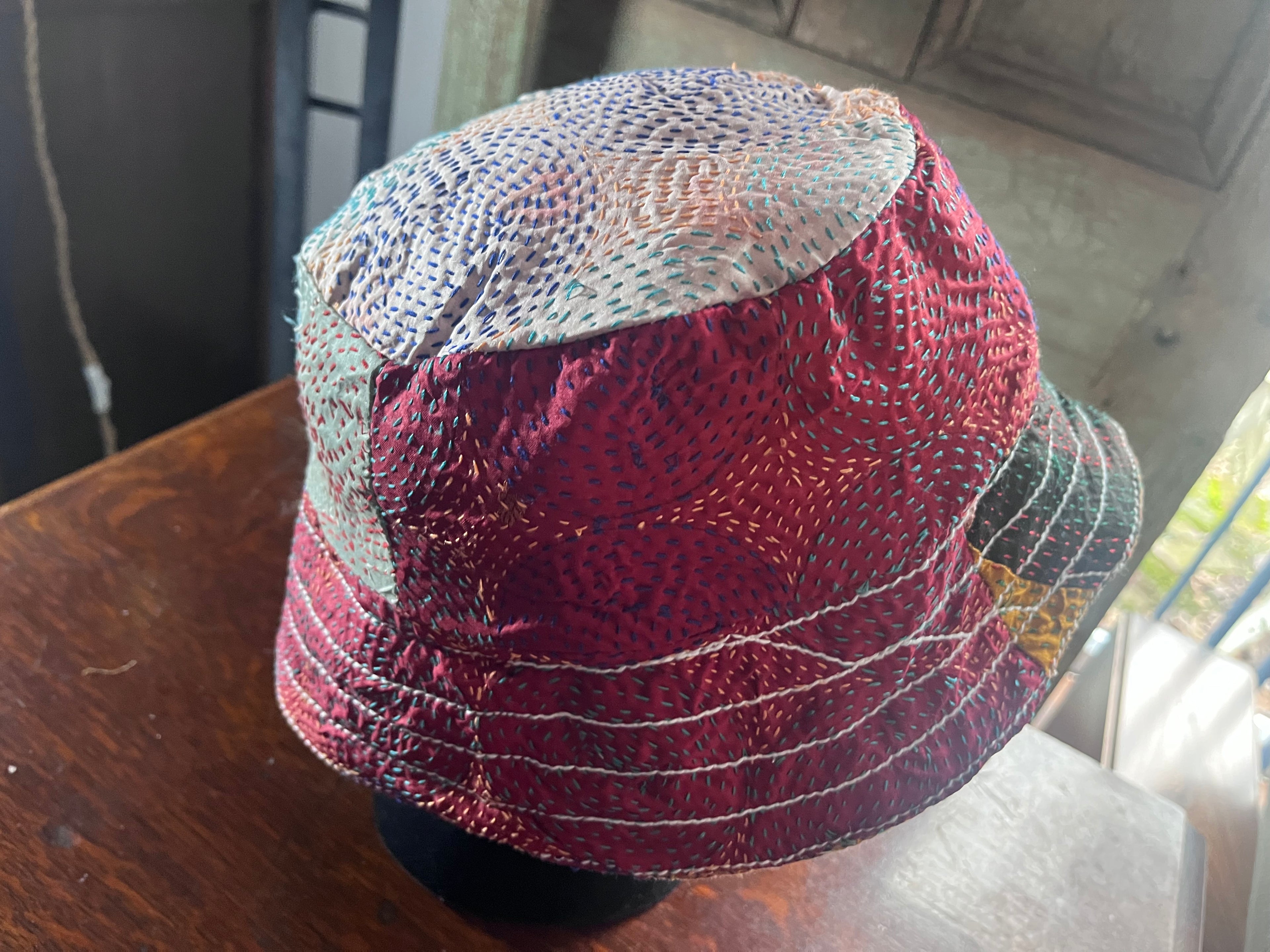 Reversible Kantha Bucket Hat