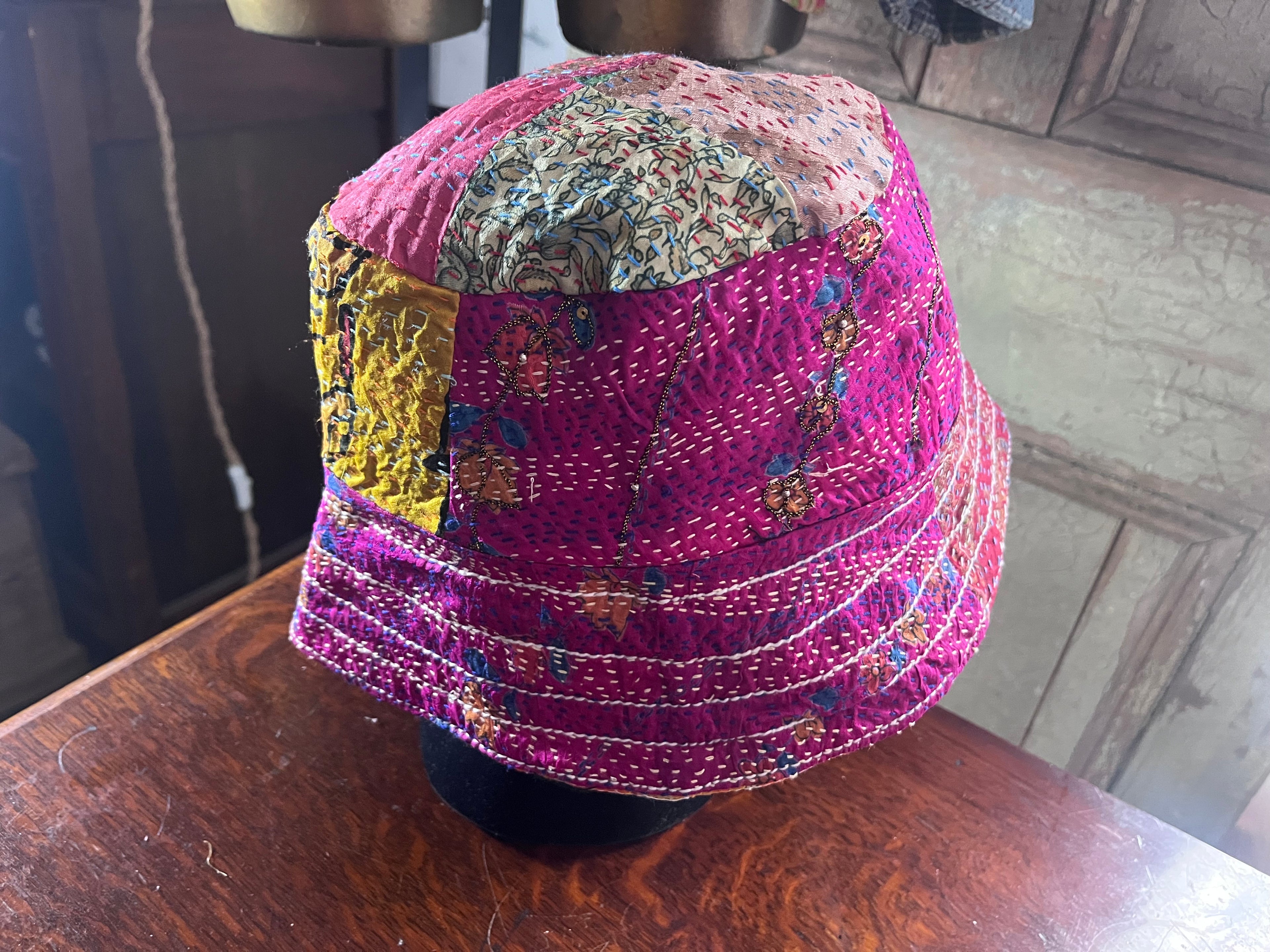Reversible Kantha Bucket Hat