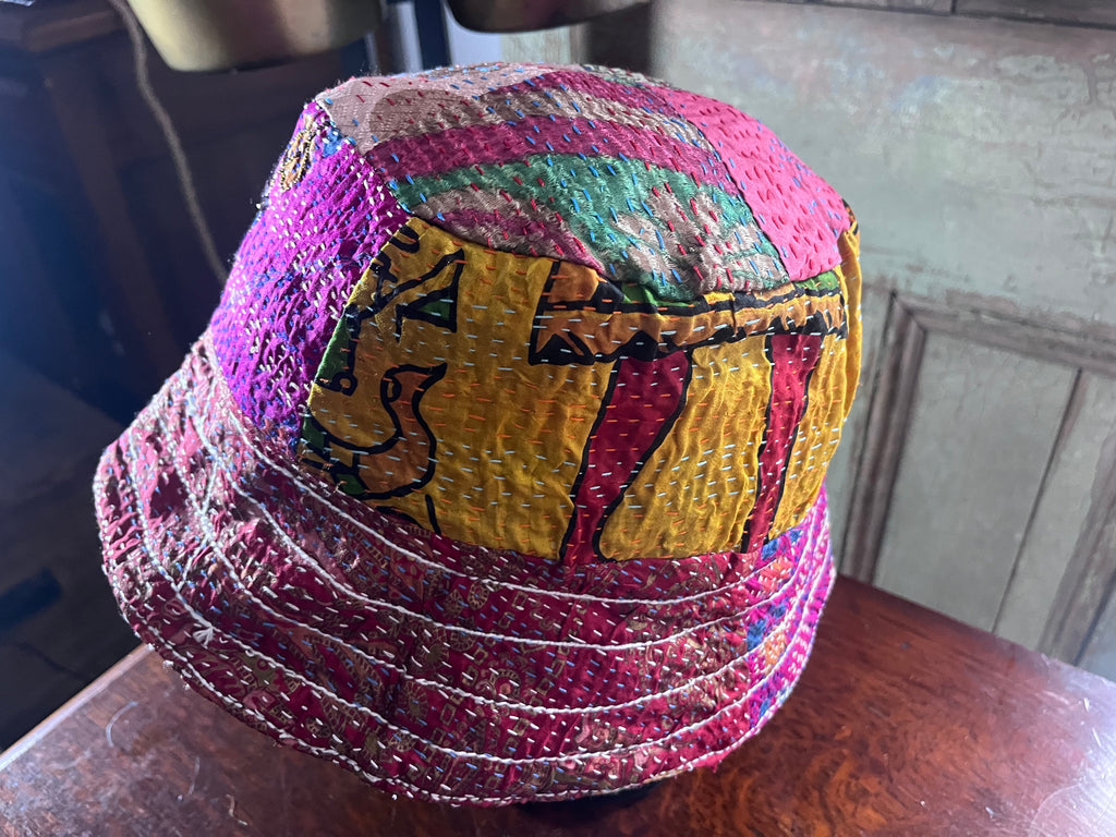 Reversible Kantha Bucket Hat