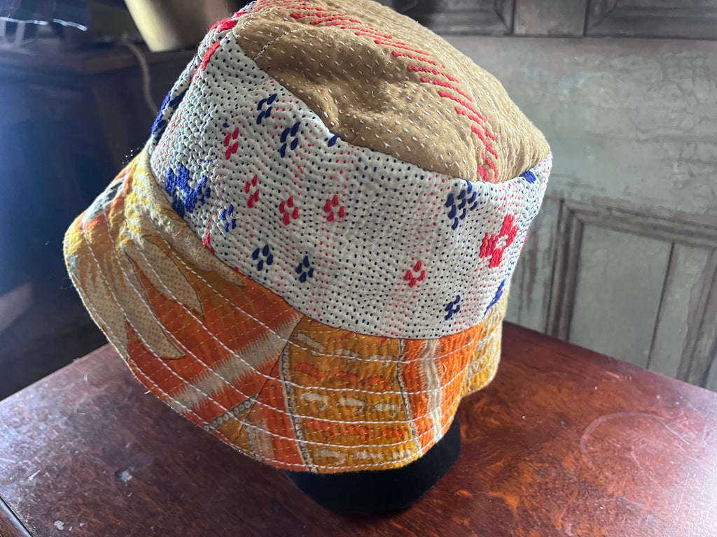 Reversible Kantha Bucket Hat